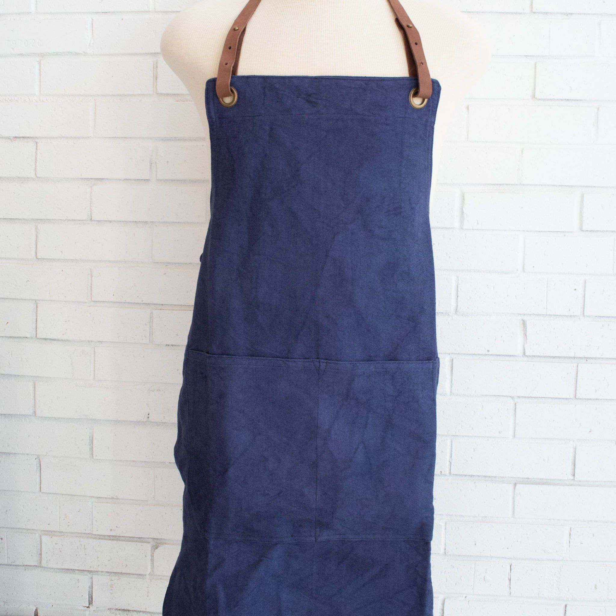 Canvas & Leather Apron - Kenyan materials and design for a fair trade boutique