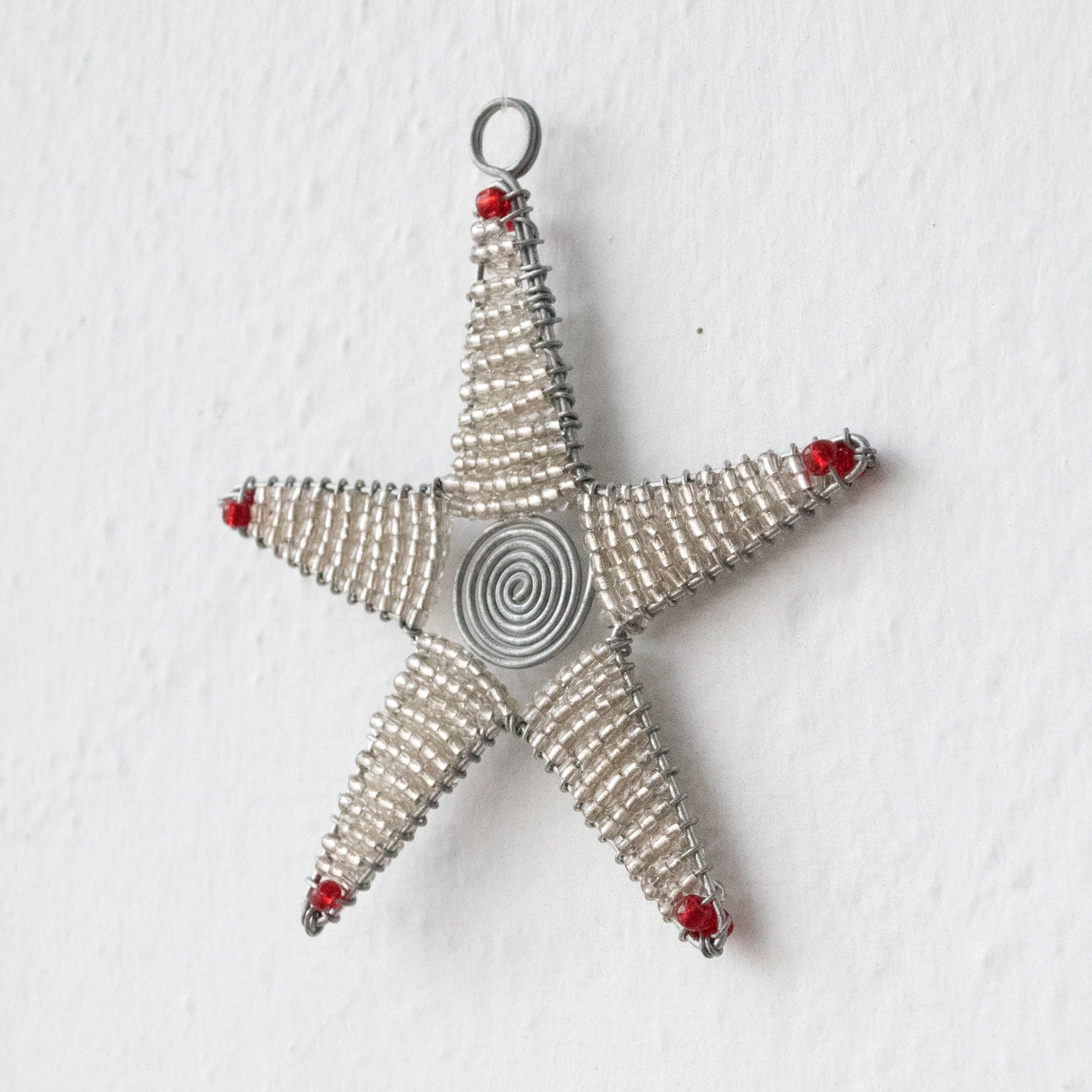 Shanga Star Ornament - Kenyan materials and design for a fair trade boutique