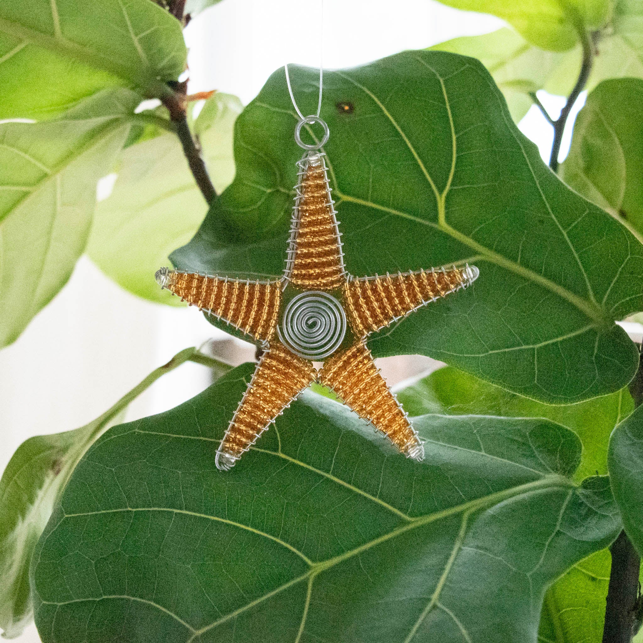 Shanga Star Ornament - Kenyan materials and design for a fair trade boutique
