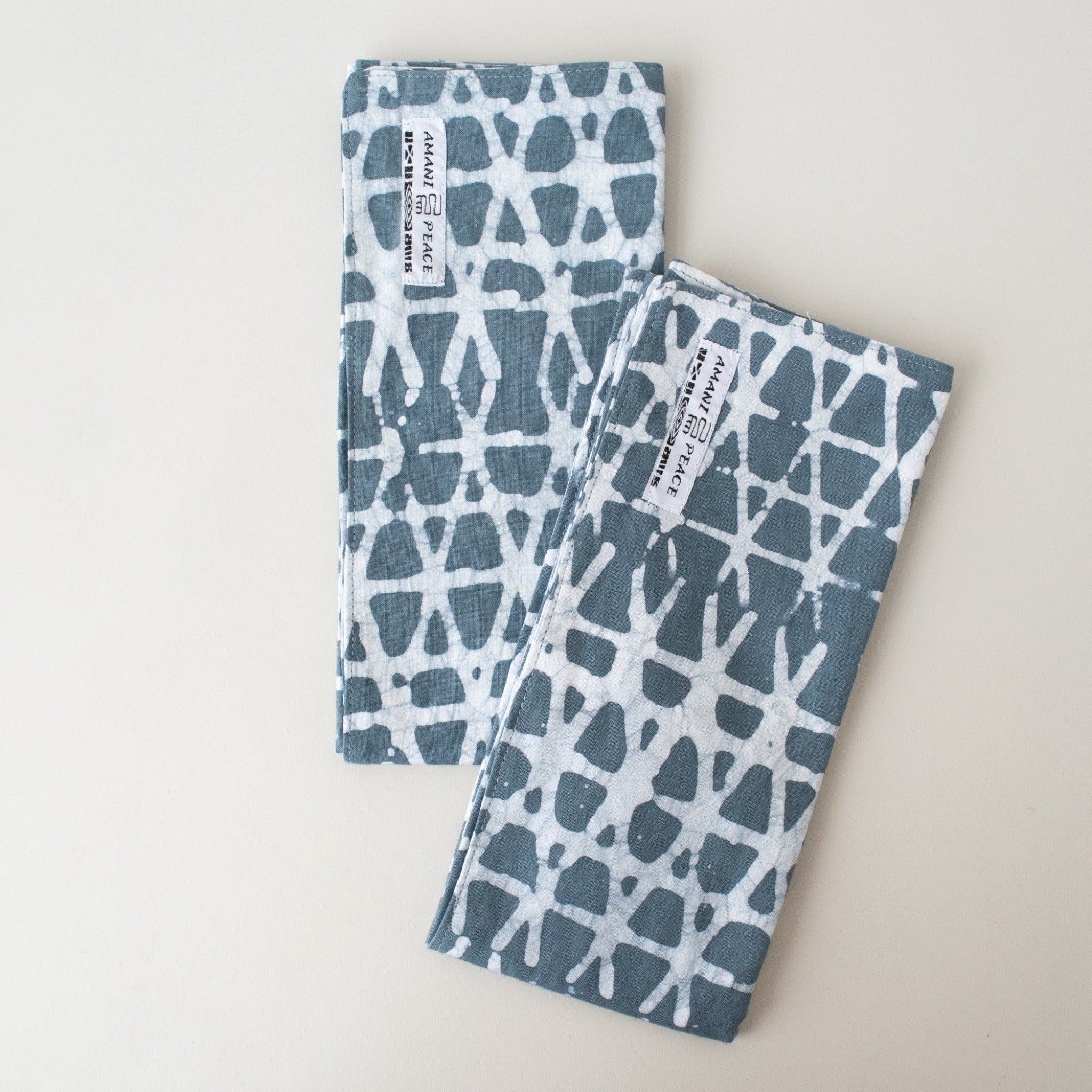 Tea Towel Set | Screen Print - Kenyan materials and design for a fair trade boutique