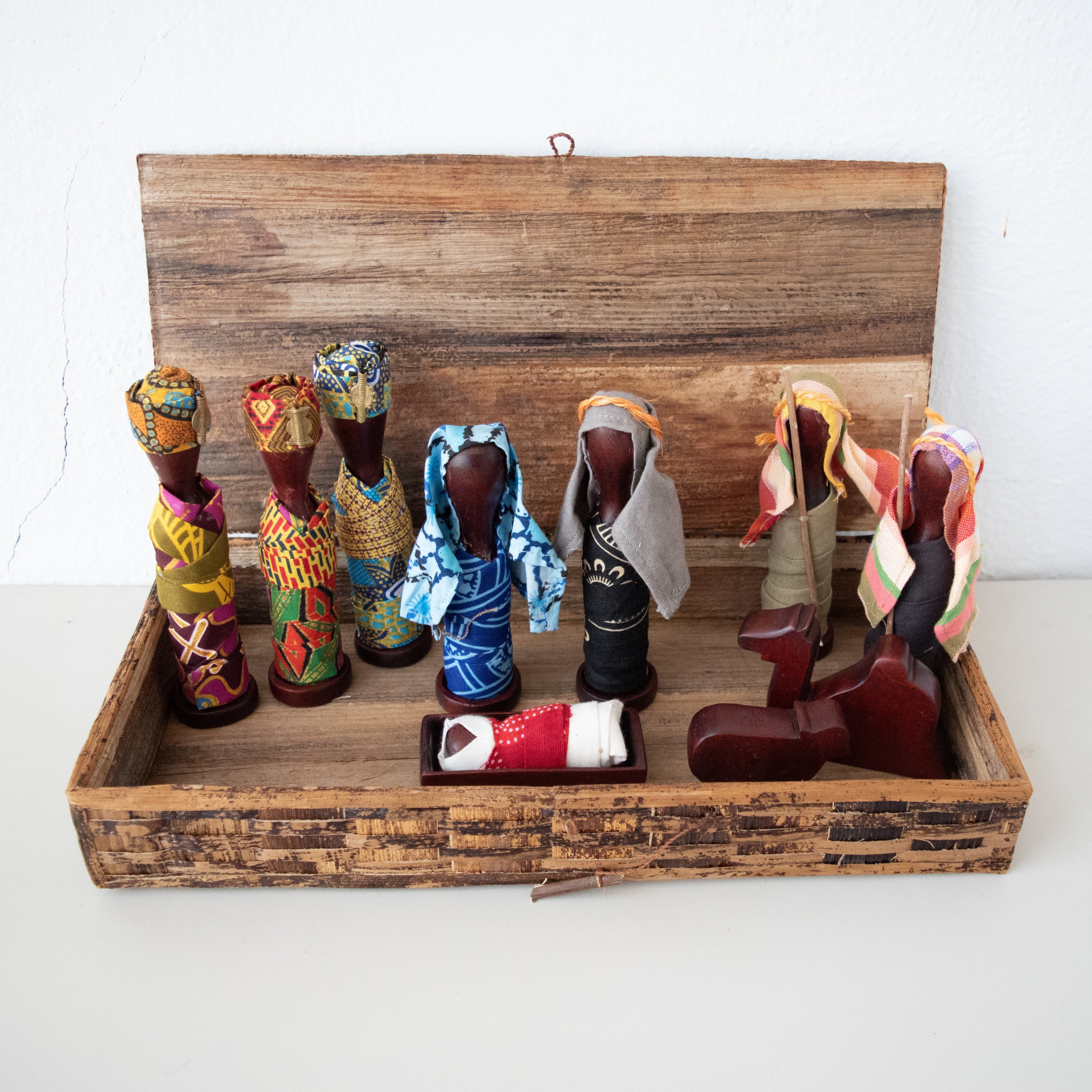 Nativity Peg Set - Kenyan materials and design for a fair trade social enterprise