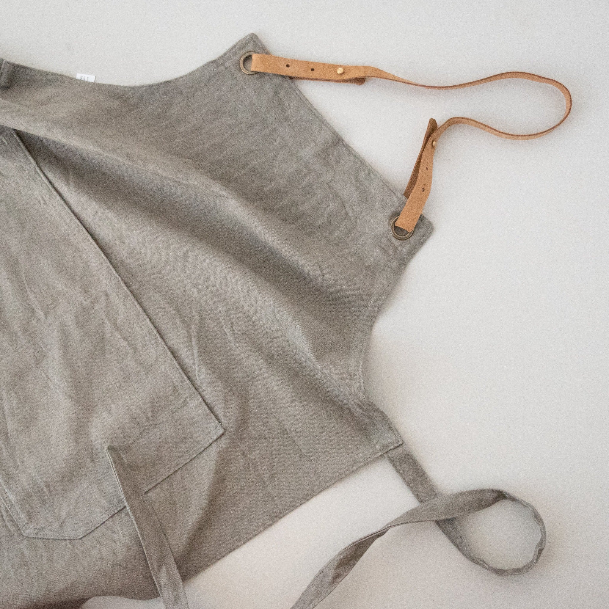 Canvas & Leather Apron - Kenyan materials and design for a fair trade boutique