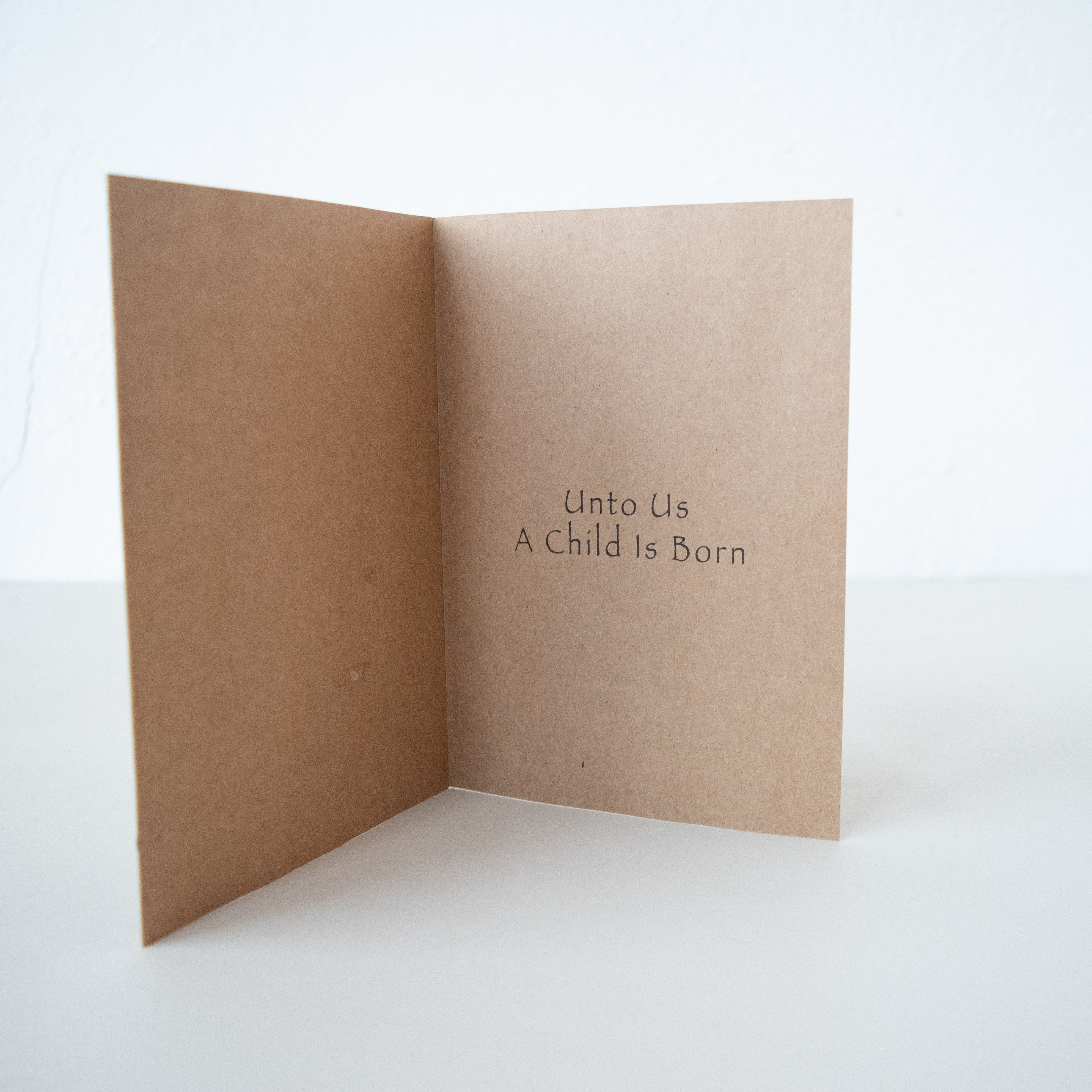 Christmas Nativity Card - Kenyan materials and design for a fair trade boutique