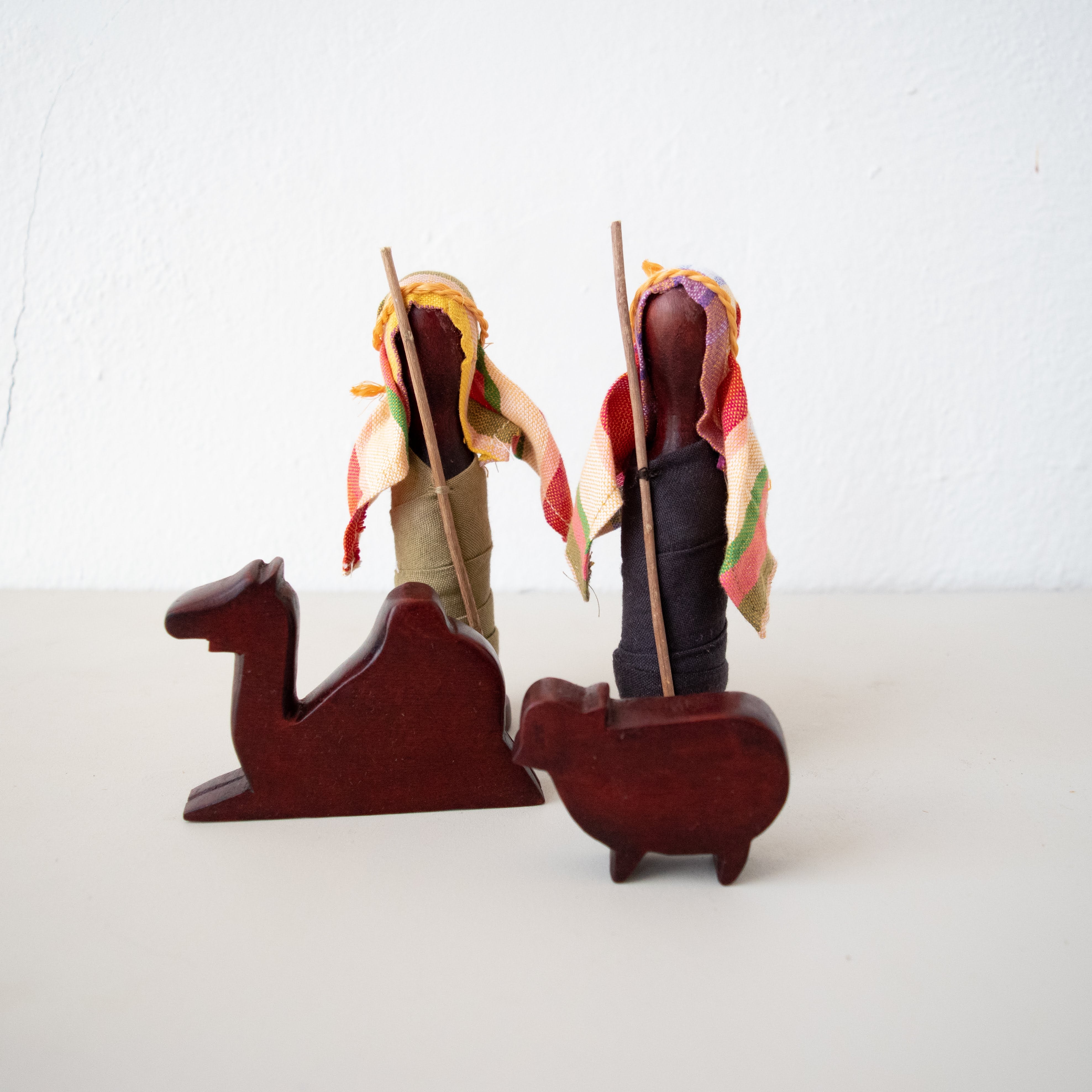 Nativity Peg Set - Kenyan materials and design for a fair trade boutique