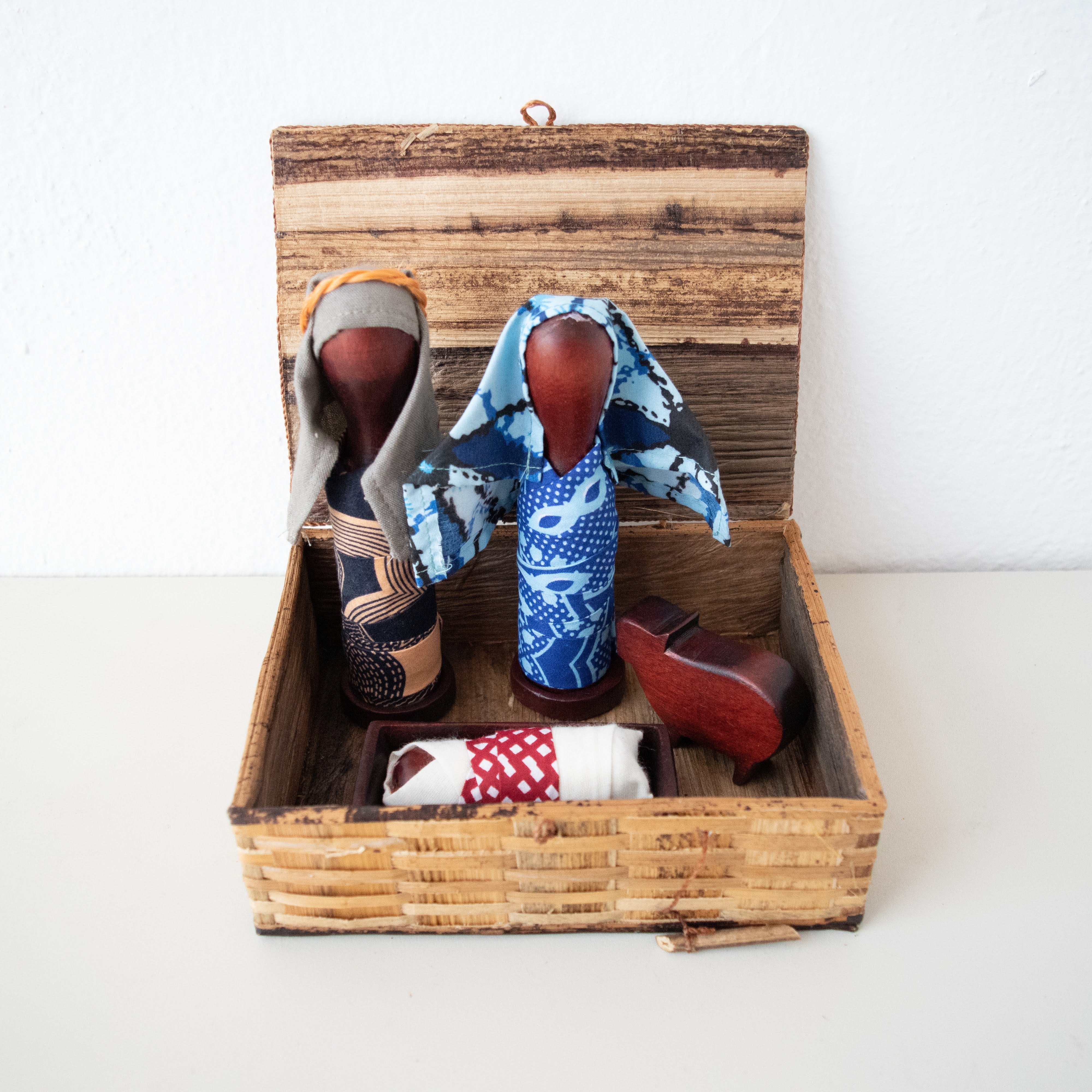 Nativity Peg Set - Kenyan materials and design for a fair trade boutique