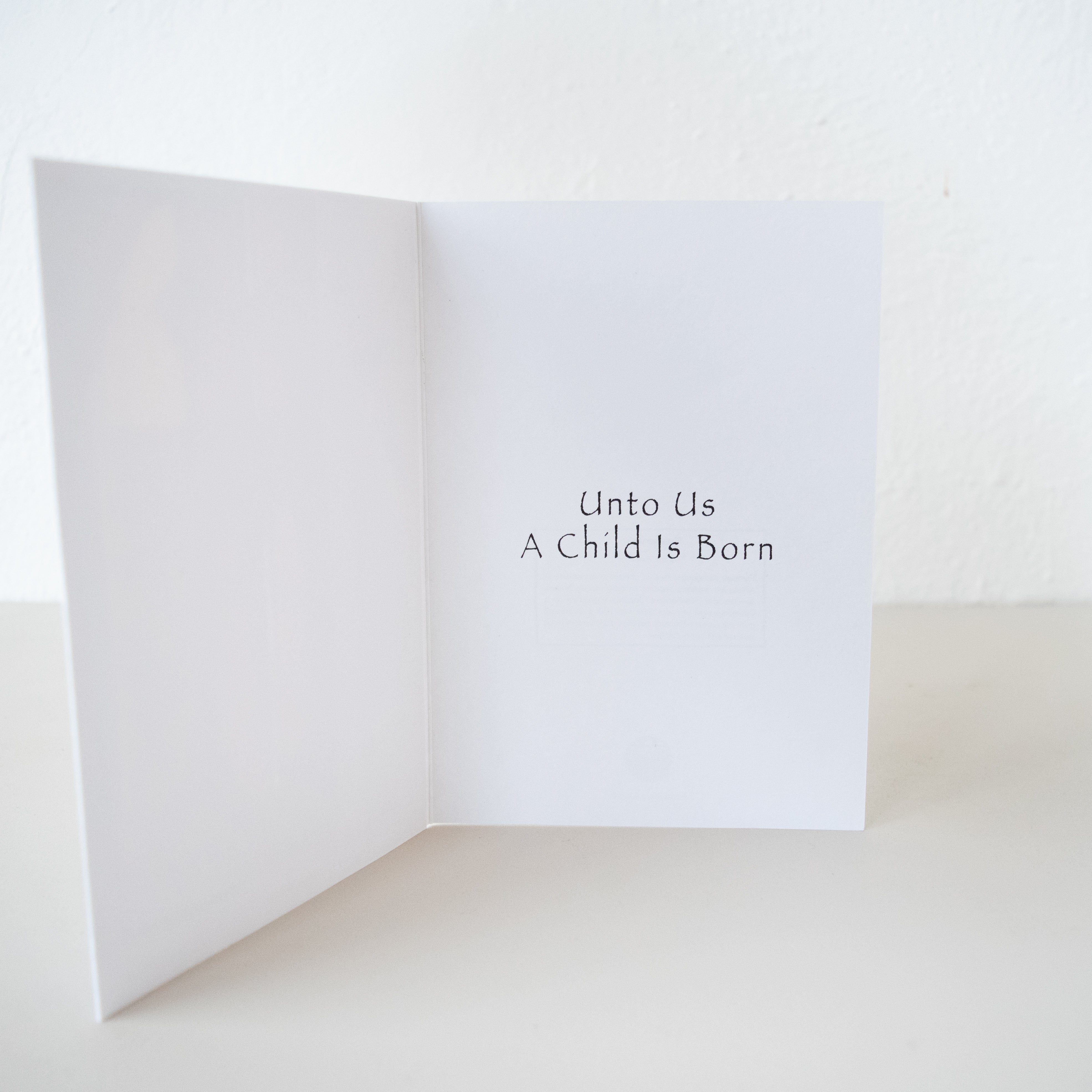 Christmas Nativity Card - Kenyan materials and design for a fair trade boutique