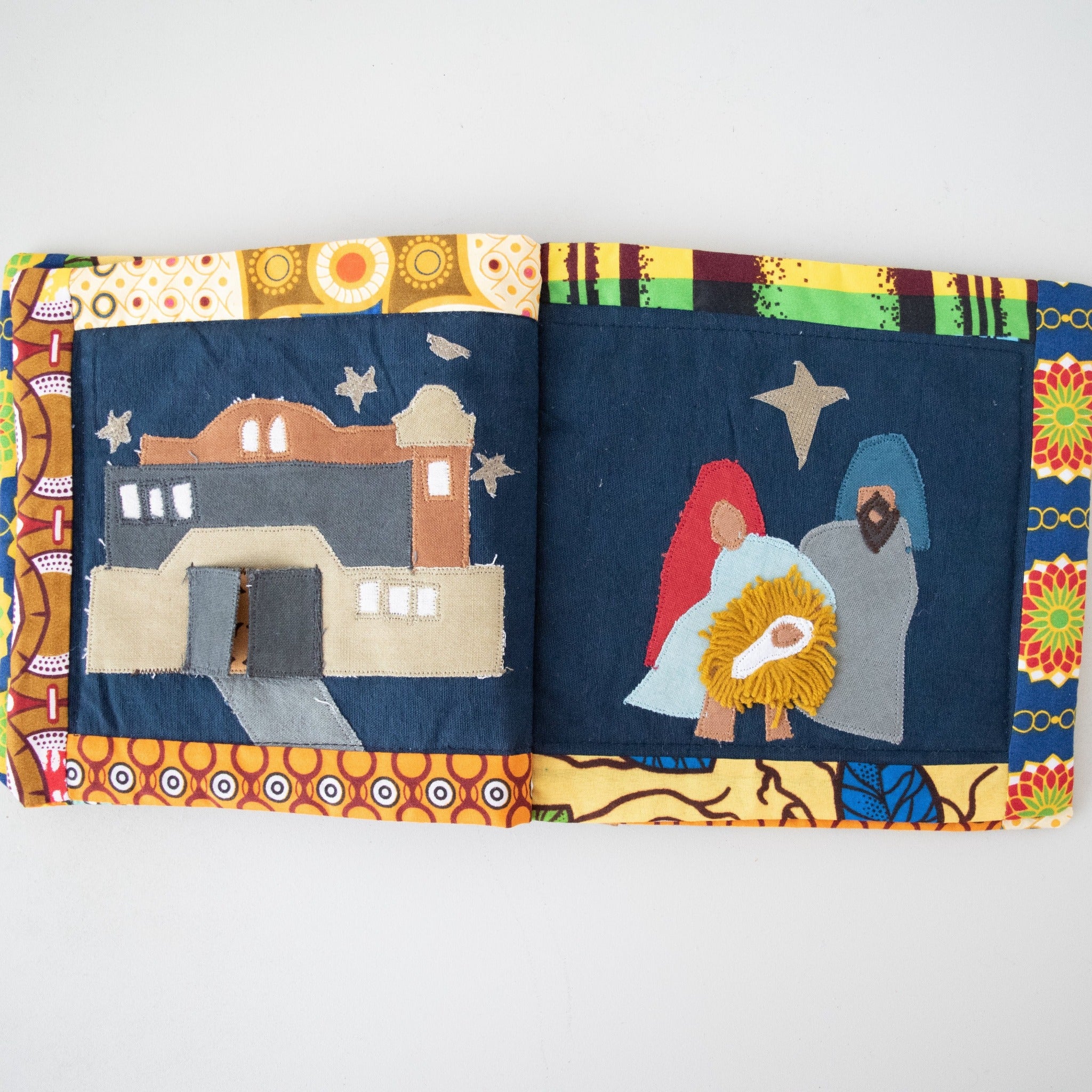 Nativity Book - Kenyan materials and design for a fair trade boutique