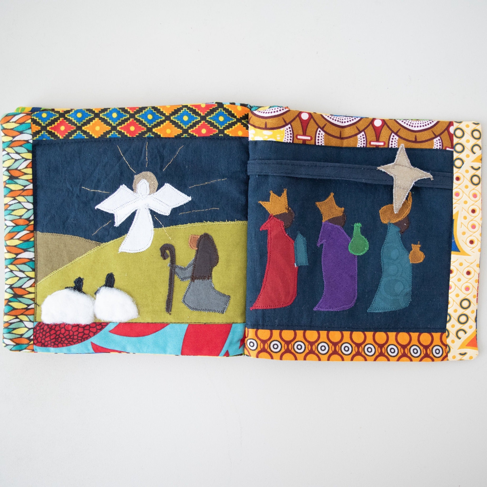 Nativity Book - Kenyan materials and design for a fair trade boutique