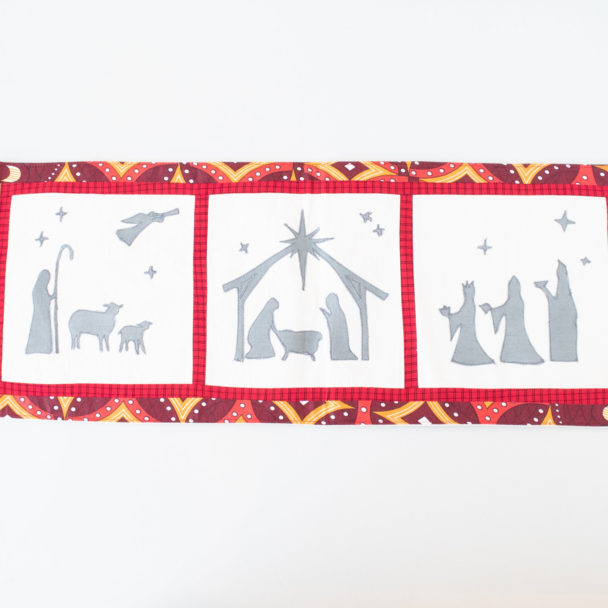 Nativity Wall Hanging - handmade by the Amani women using local Kenyan materials for a Fair Trade social enterprise