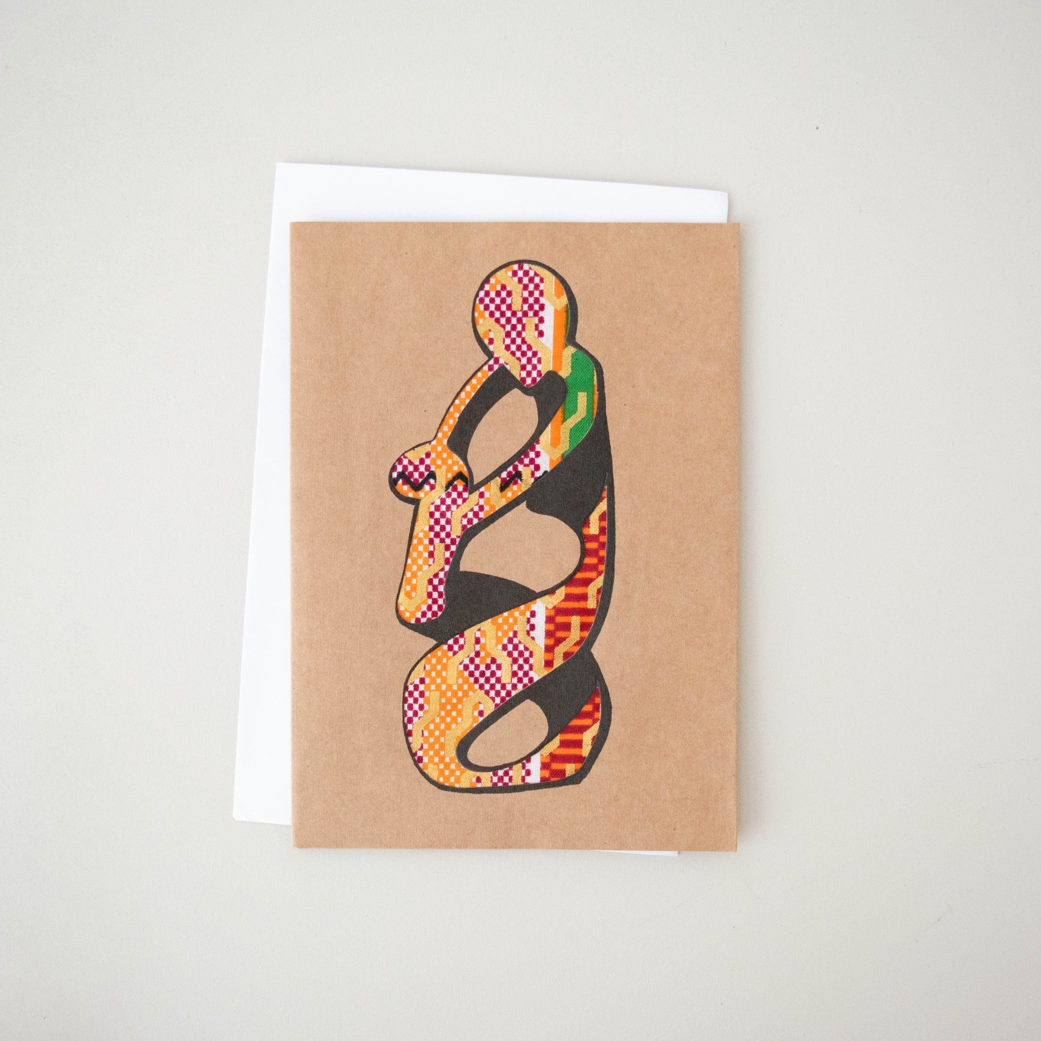 Loving Mother Card - Kenyan materials and design for a fair trade boutique