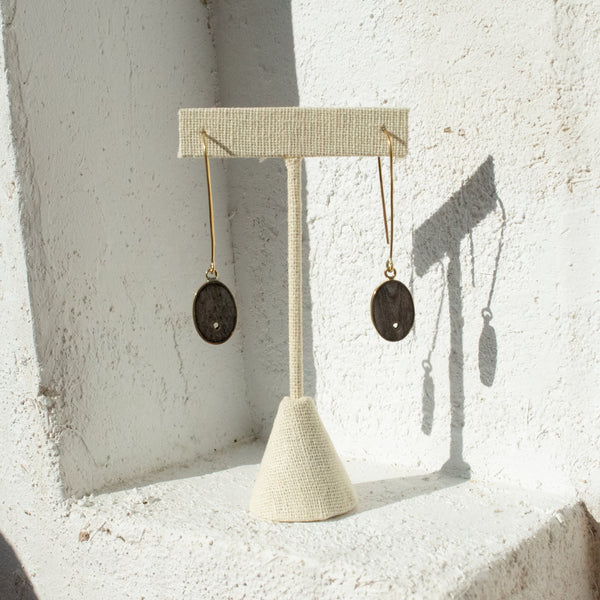 Bone Charm Earrings - Kenyan materials and design for a fair trade boutique