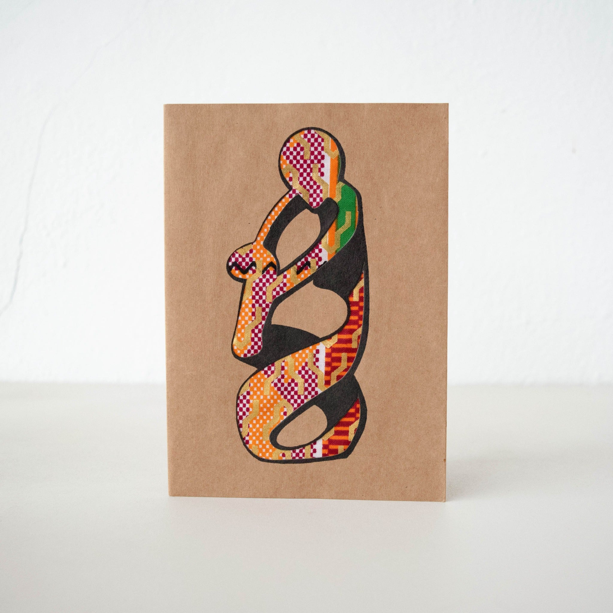 Loving Mother Card - Kenyan materials and design for a fair trade boutique