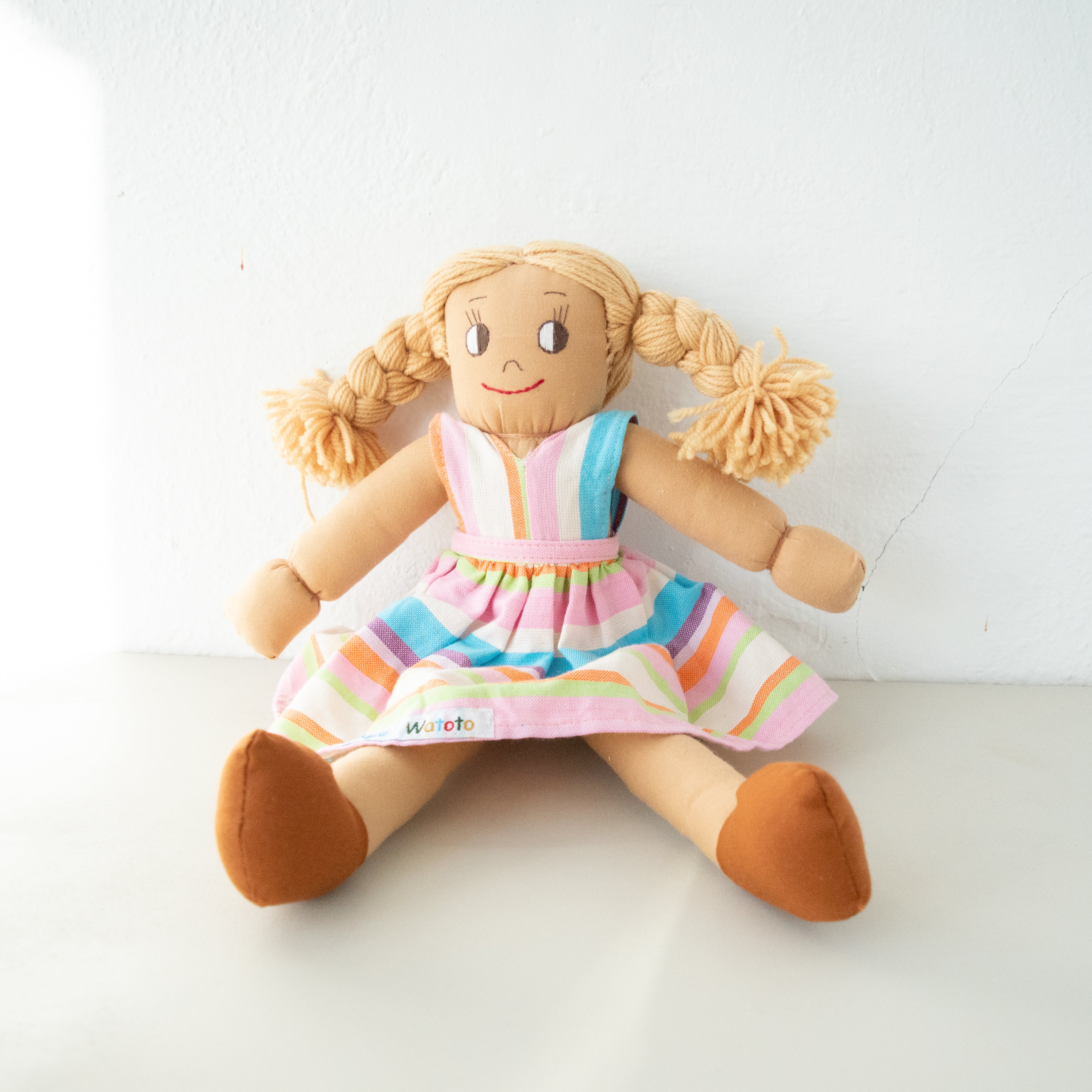 Kikoy Doll - Kenyan materials and design for a fair trade boutique