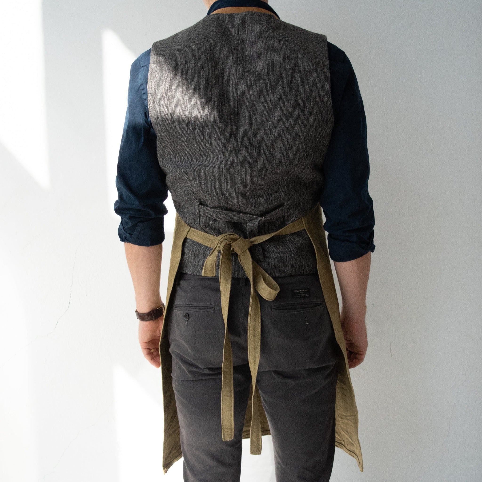 Canvas & Leather Apron - Kenyan materials and design for a fair trade boutique