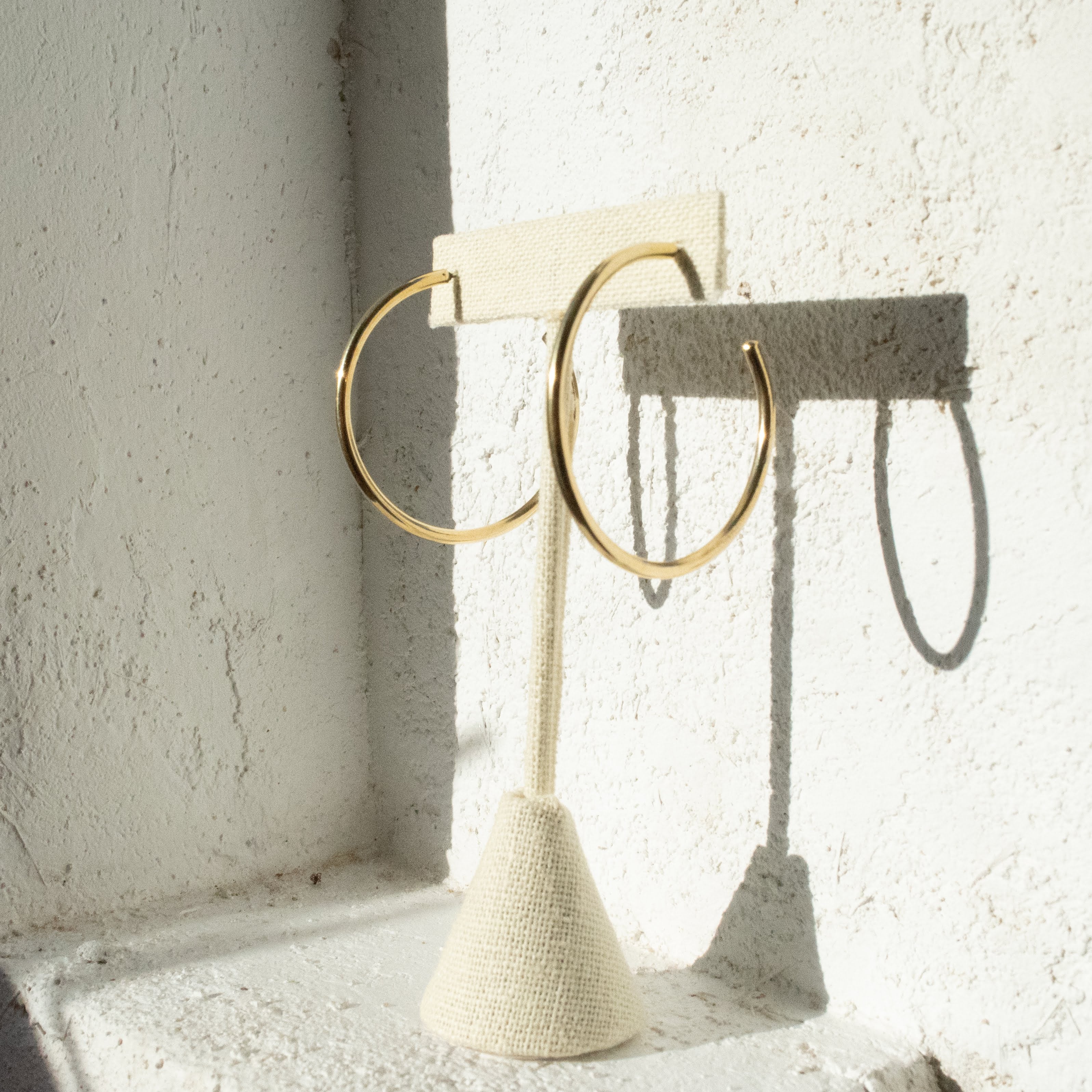 Classic Hoop Earrings - Kenyan materials and design for a fair trade boutique