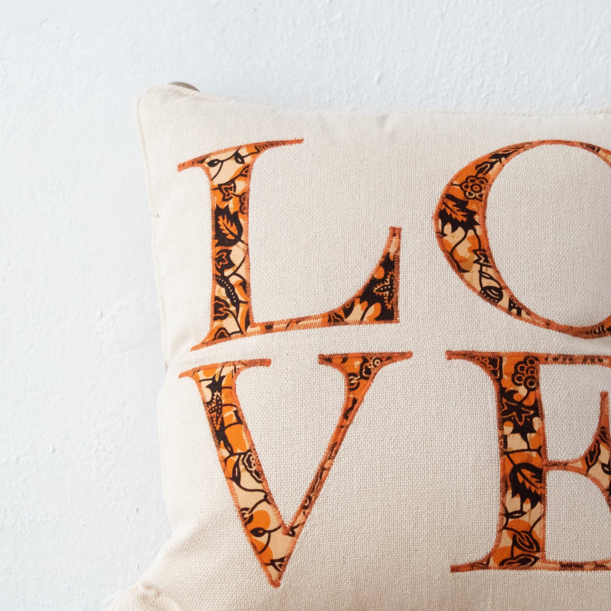 LOVE Pillow - Kenyan materials and design for a fair trade social enterprise