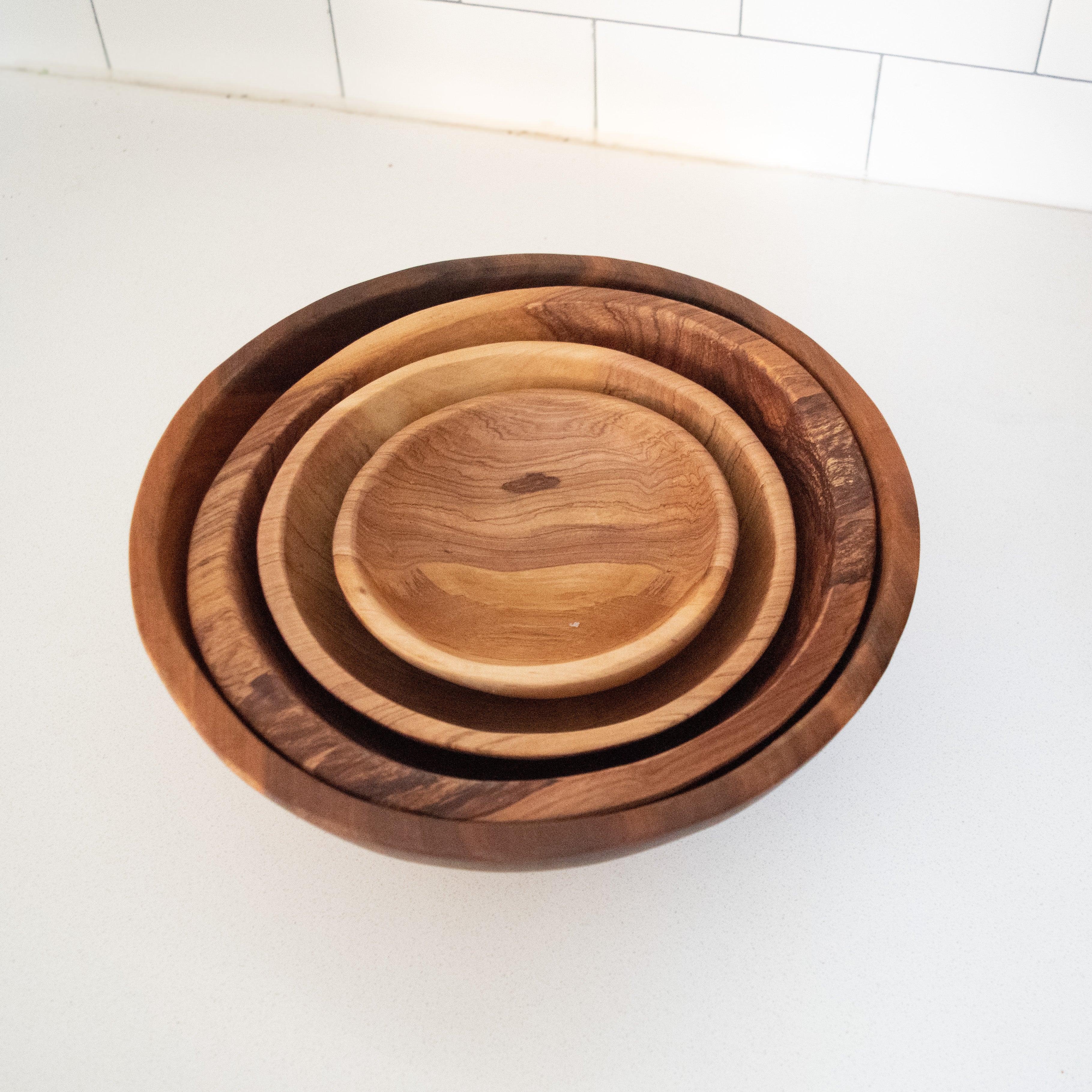 Olivewood Bowl - A handmade Kenyan market artisan product for a Fair Trade boutique