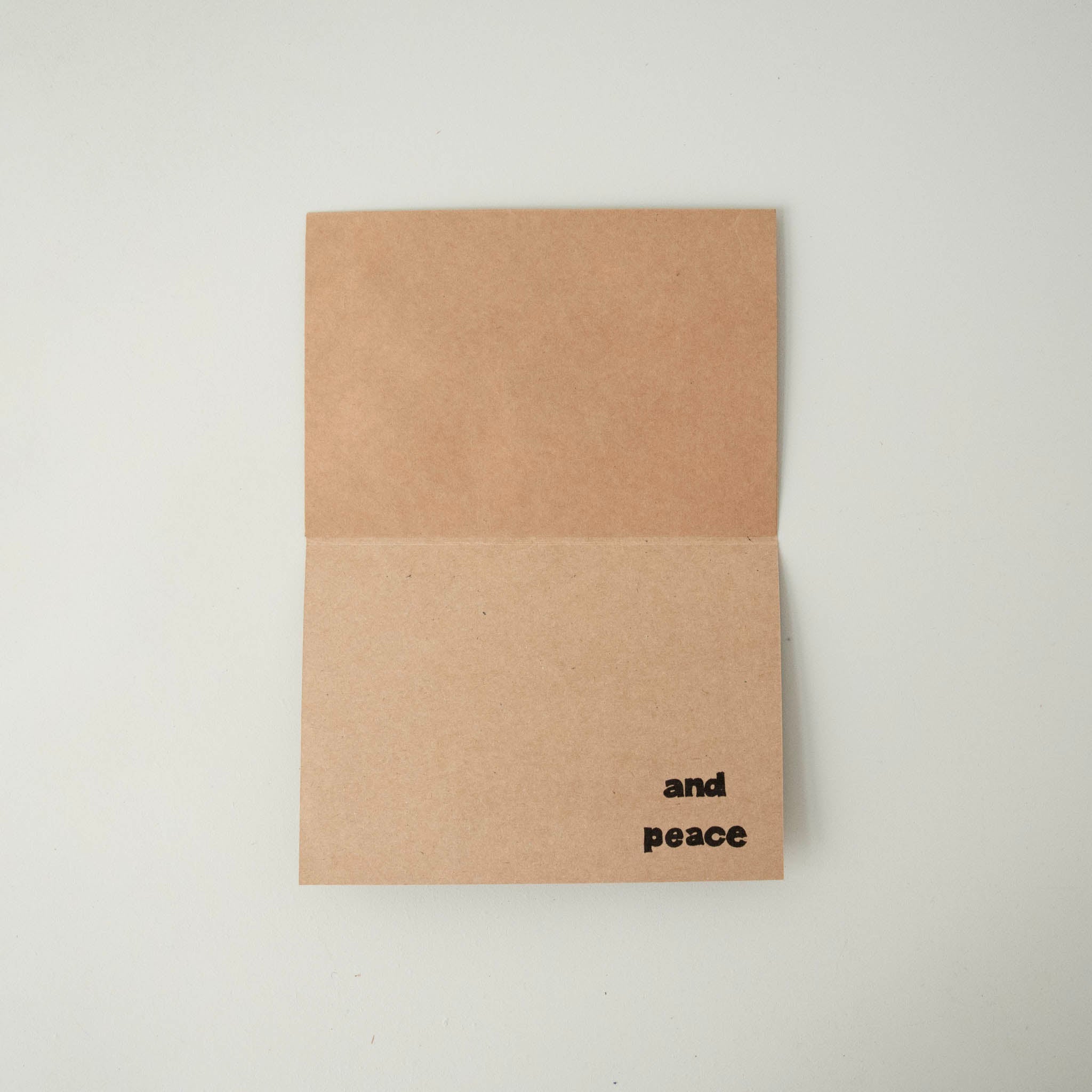Christmas Joy & Peace Card - Kenyan materials and design for a fair trade boutique