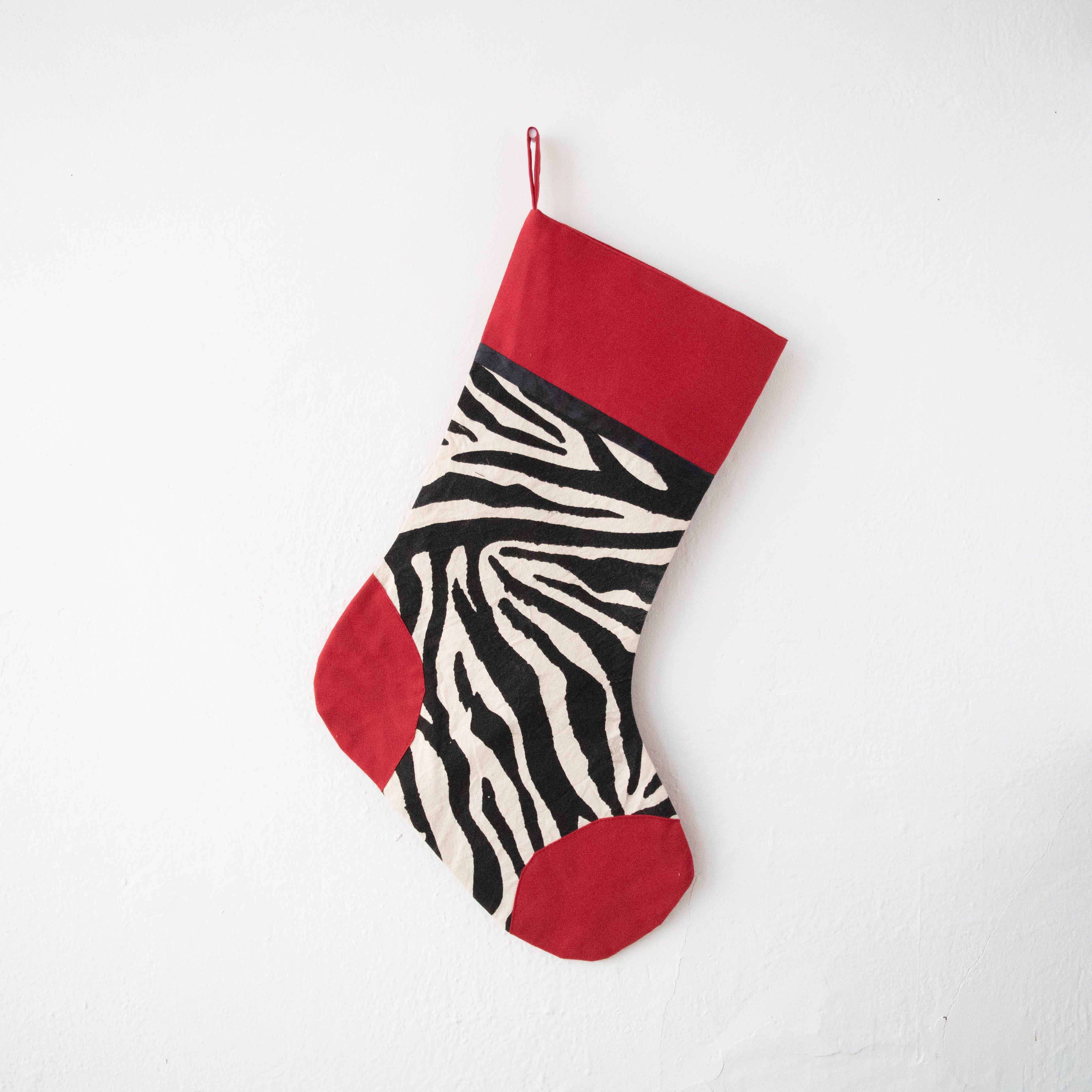 Zebra Stocking - Kenyan materials and design for a fair trade social enterprise
