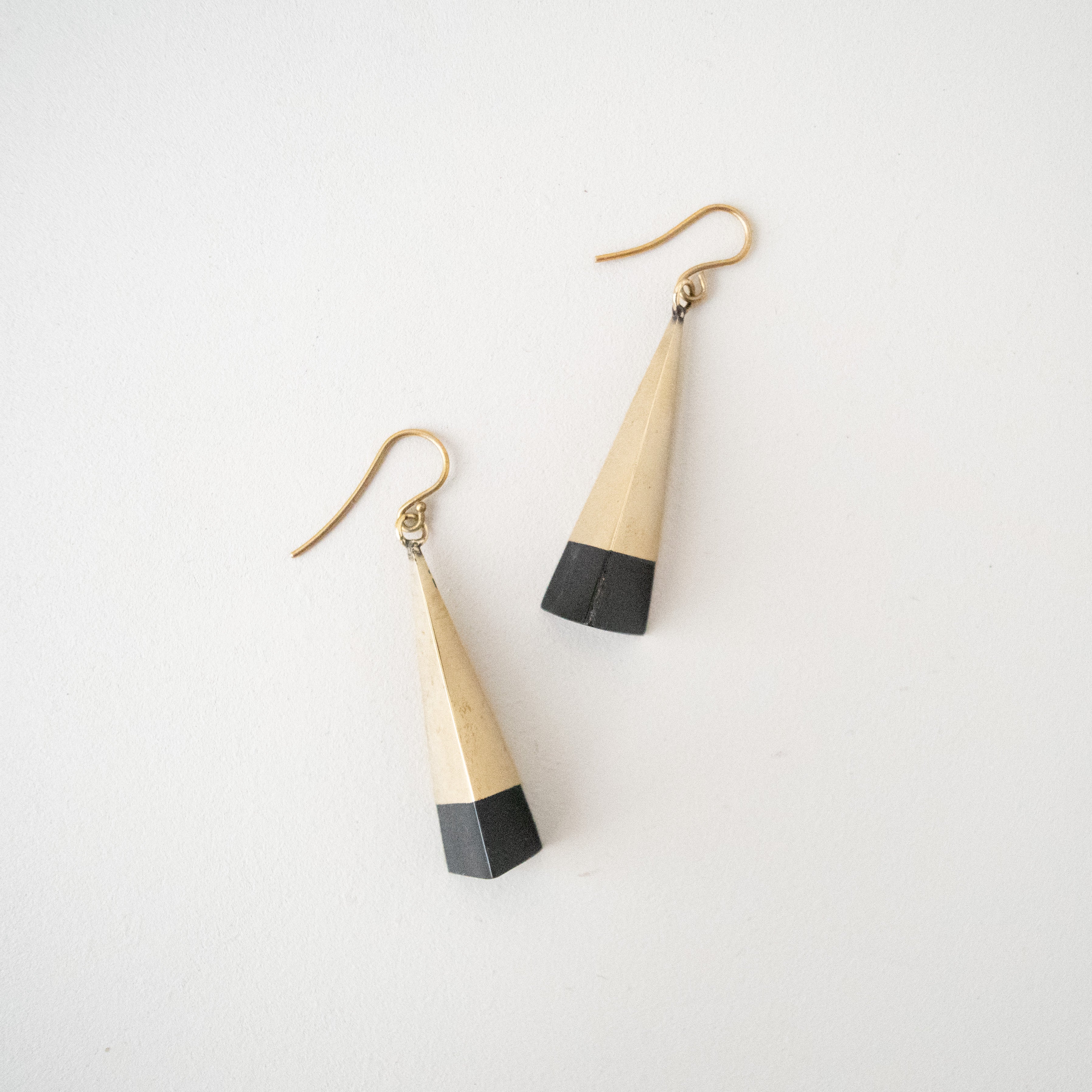 Pyramid Earrings - handmade by market artisans using Kenyan materials for a Fair Trade social enterprise