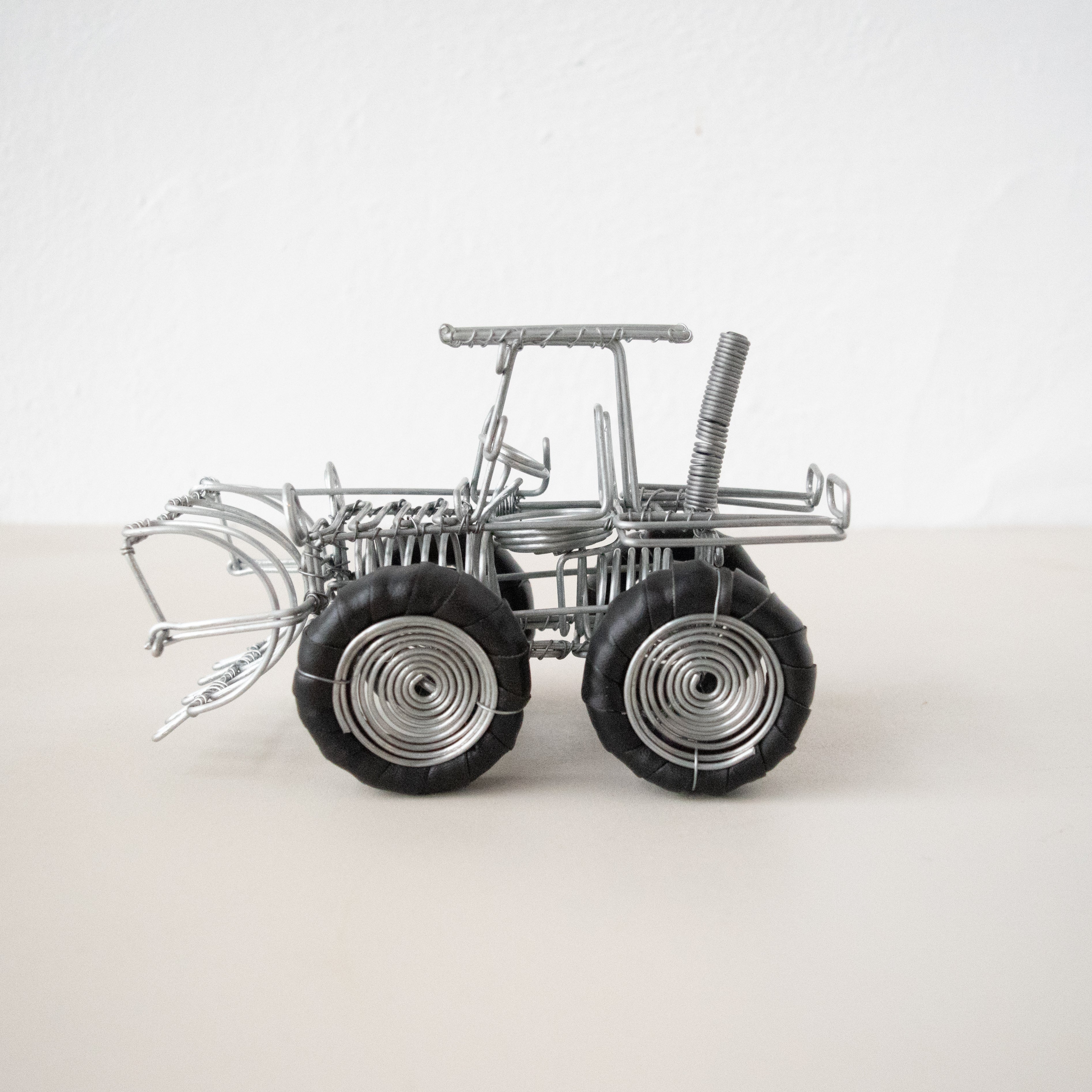 Wire Tractors - Kenyan materials and design for a fair trade boutique