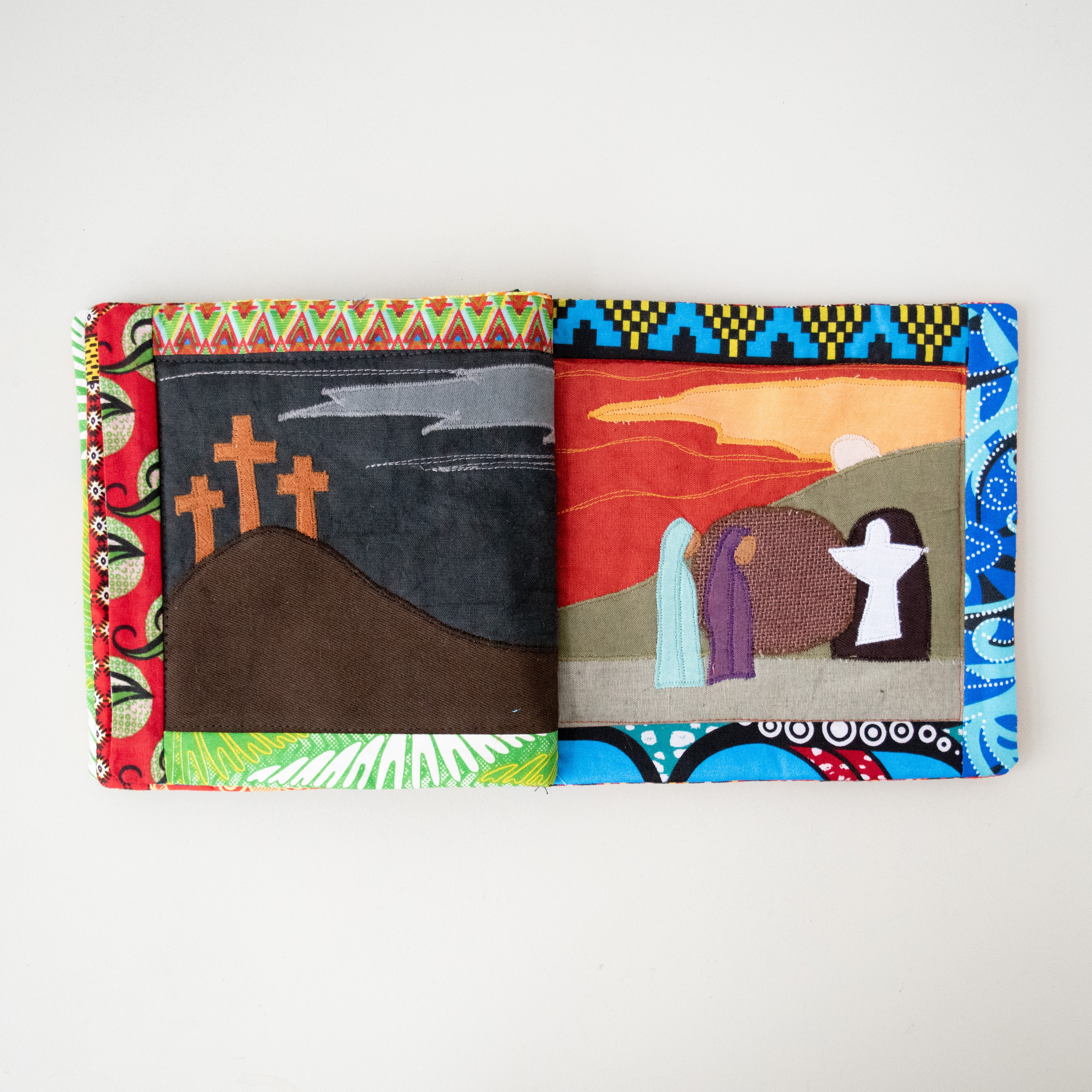 Easter Story Book - handmade by the women of Amani using Kenyan materials for a Fair Trade social enterprise