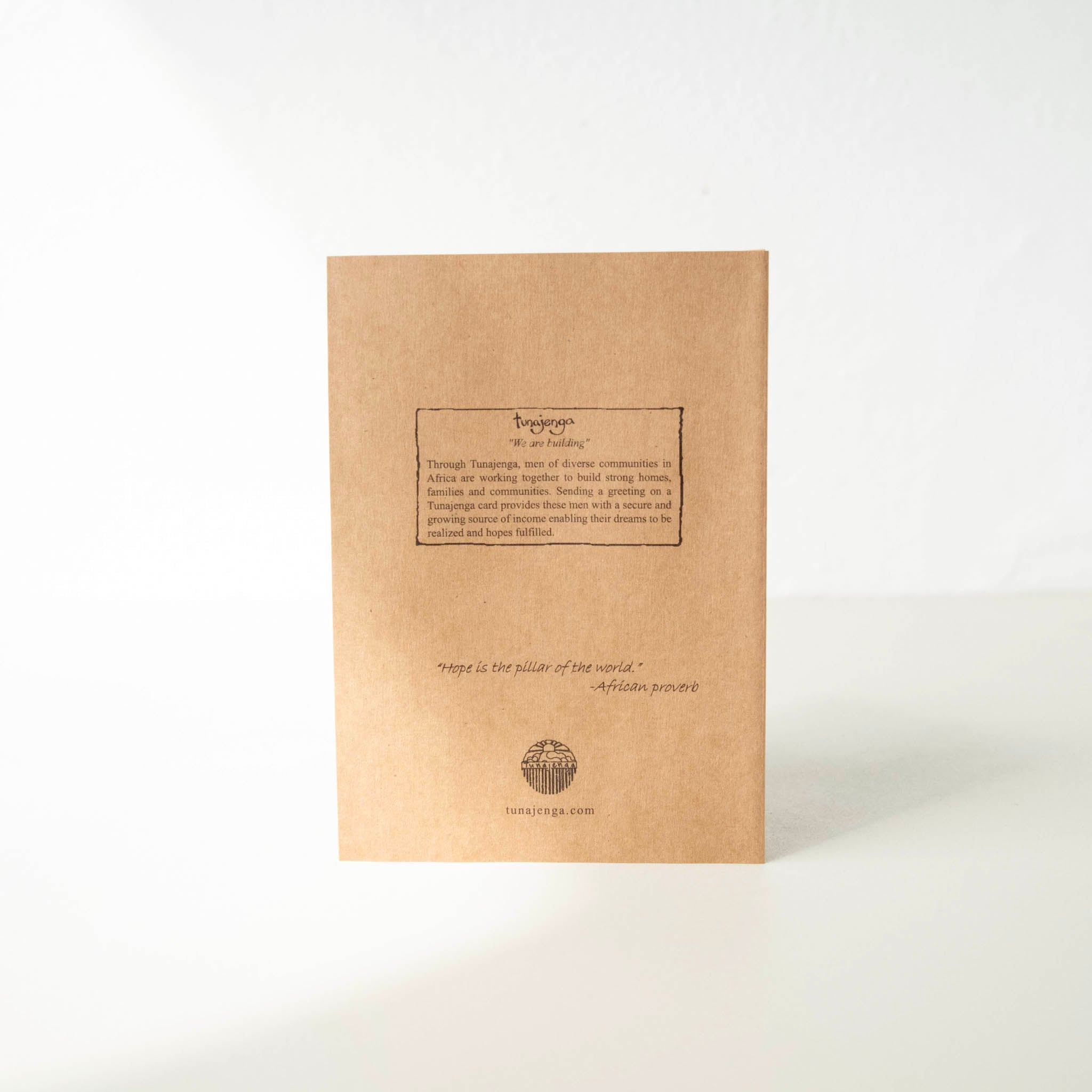 Africa Card - Kenyan materials and design for a fair trade boutique
