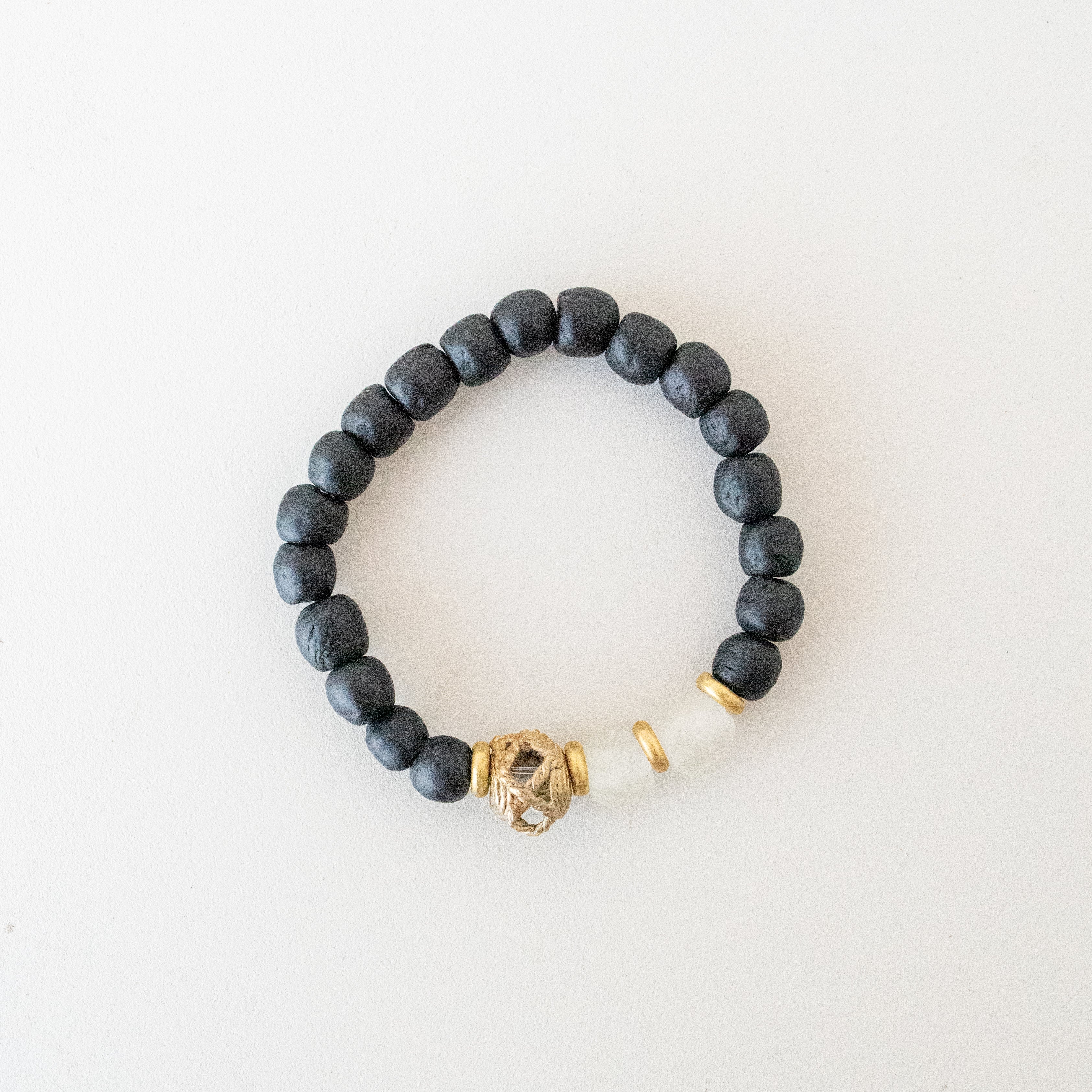 Classic Bottle Bead Bracelet - handmade by Kenyan artisans using local recycled glass for a Fair Trade social enterprise