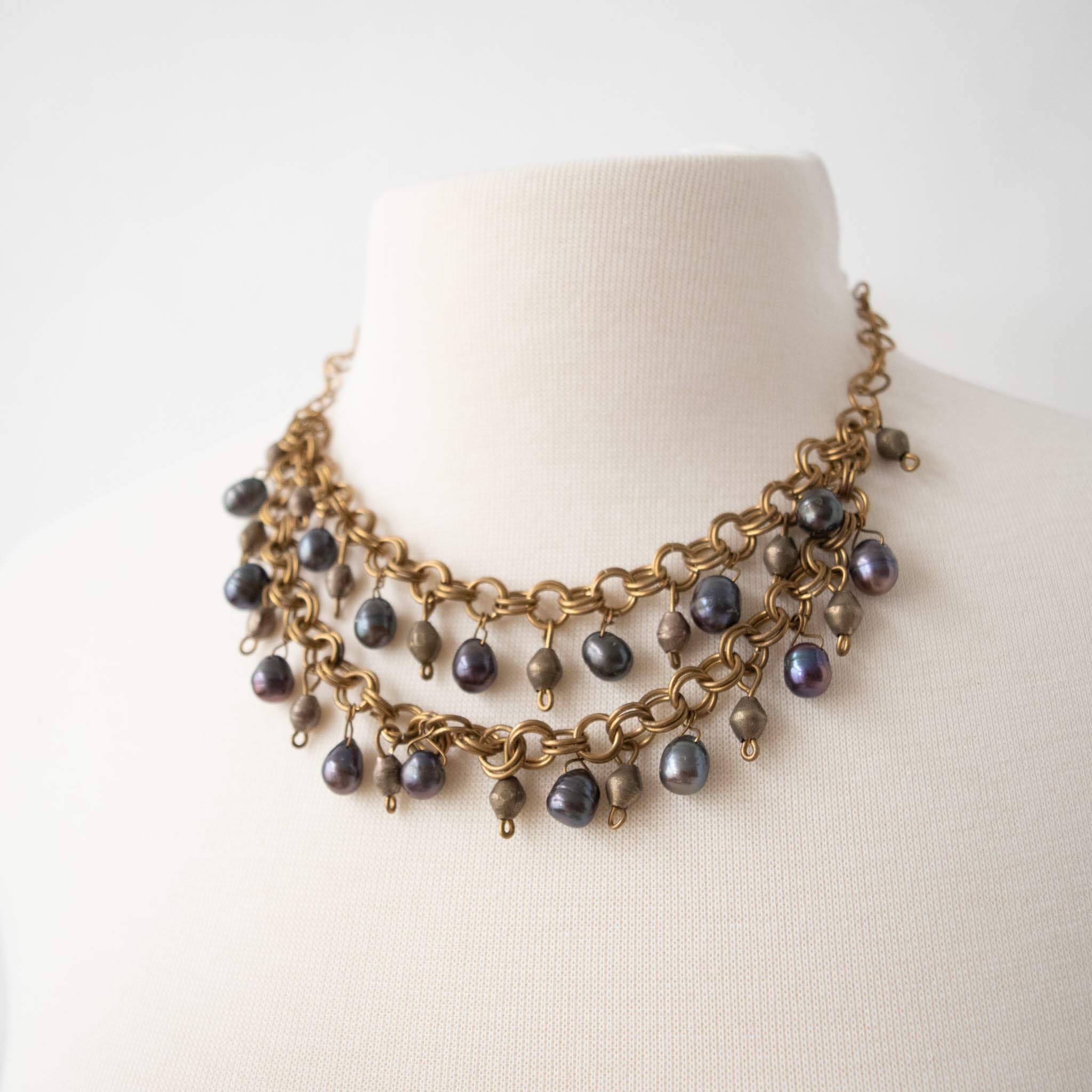 Mother's Pearl Necklace - made for a fair trade social enterprise