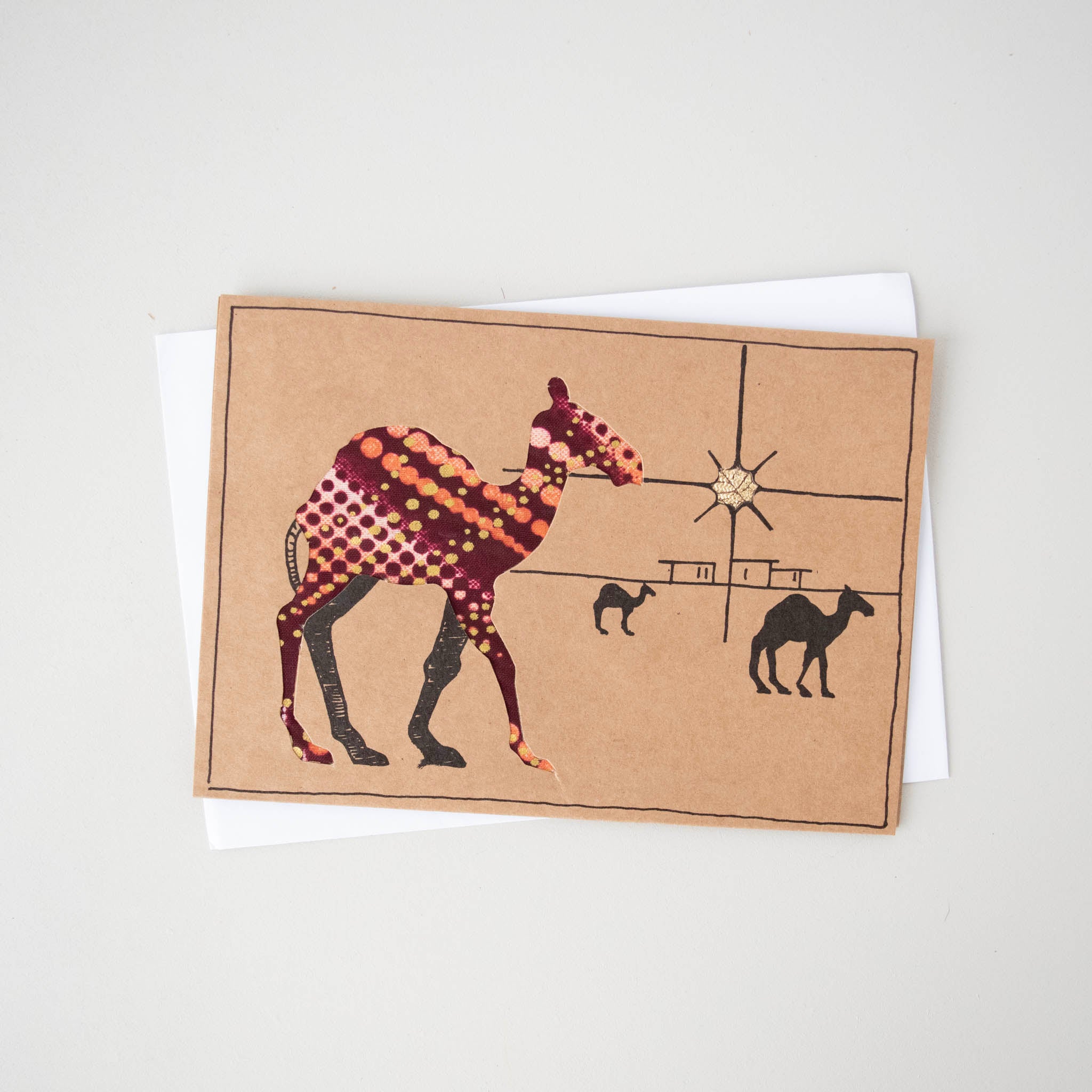 Christmas Camel Card - made for a social enterprise