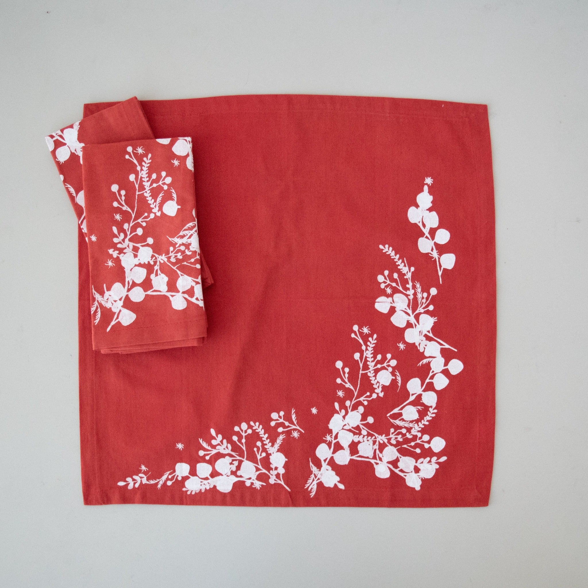 Screen Print Napkin Set - Kenyan materials and design for a fair trade social enterprise