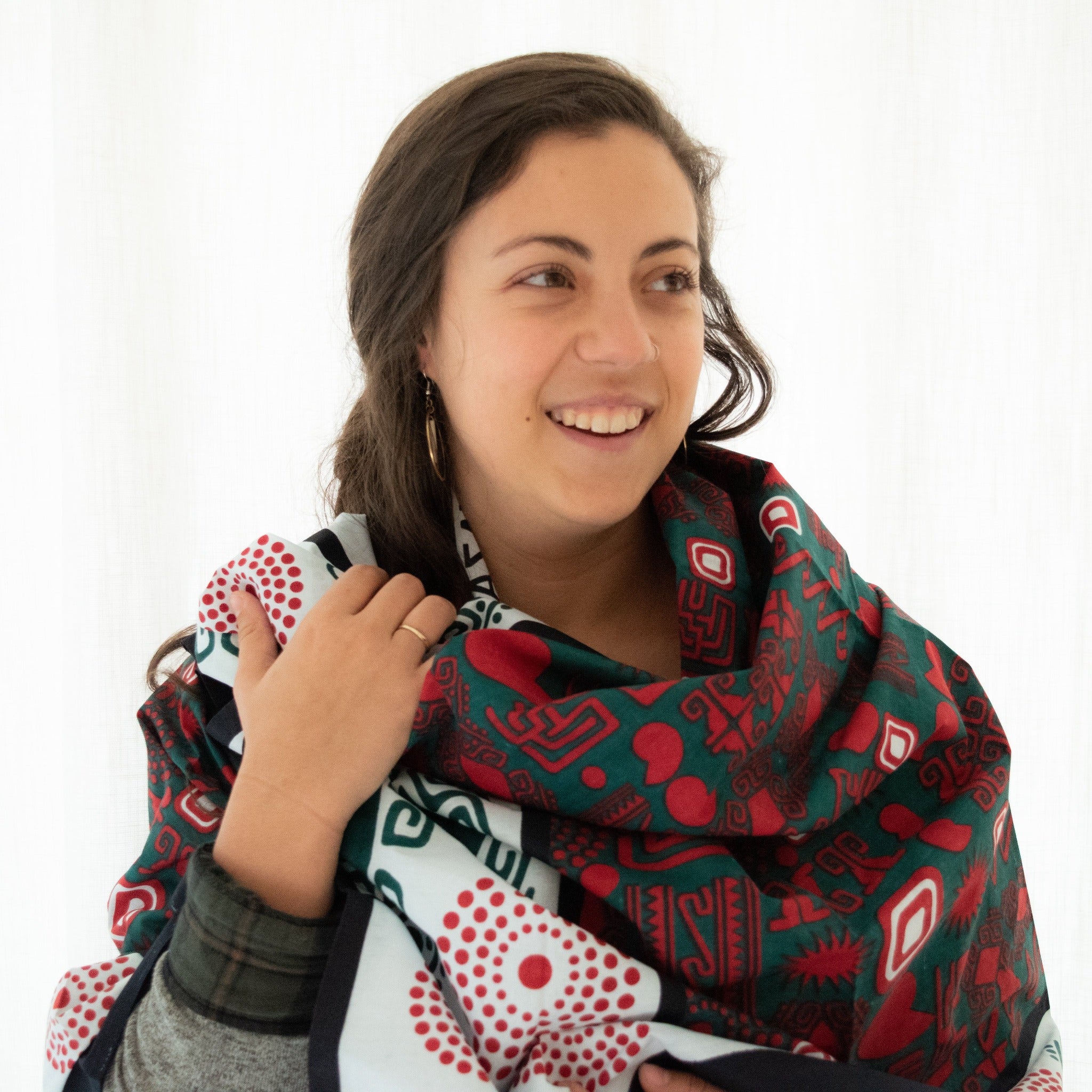 Kanga Scarf - Kenyan materials and design for a fair trade boutique