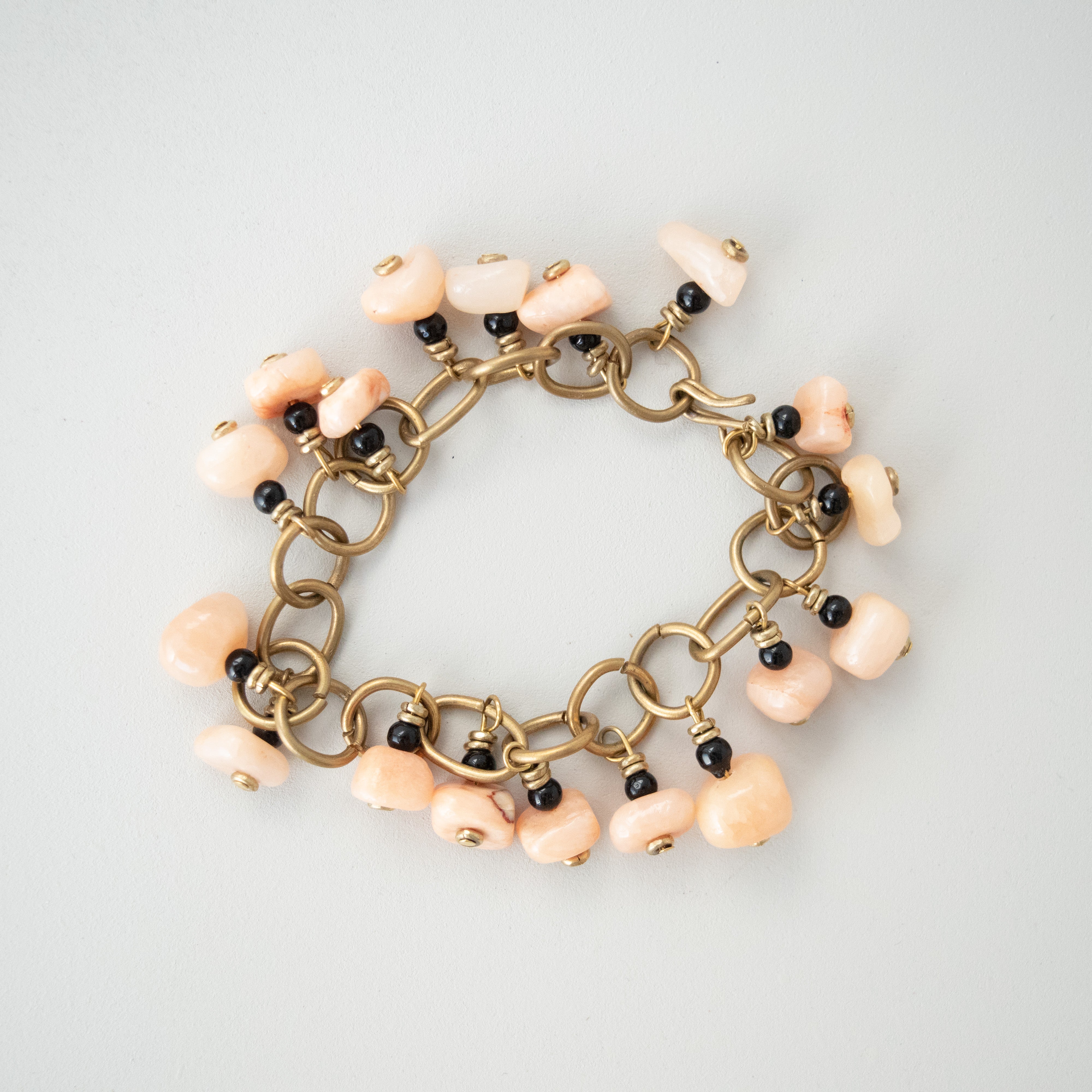 Moonstone Charm Bracelet - Kenyan materials and design for a fair trade boutique