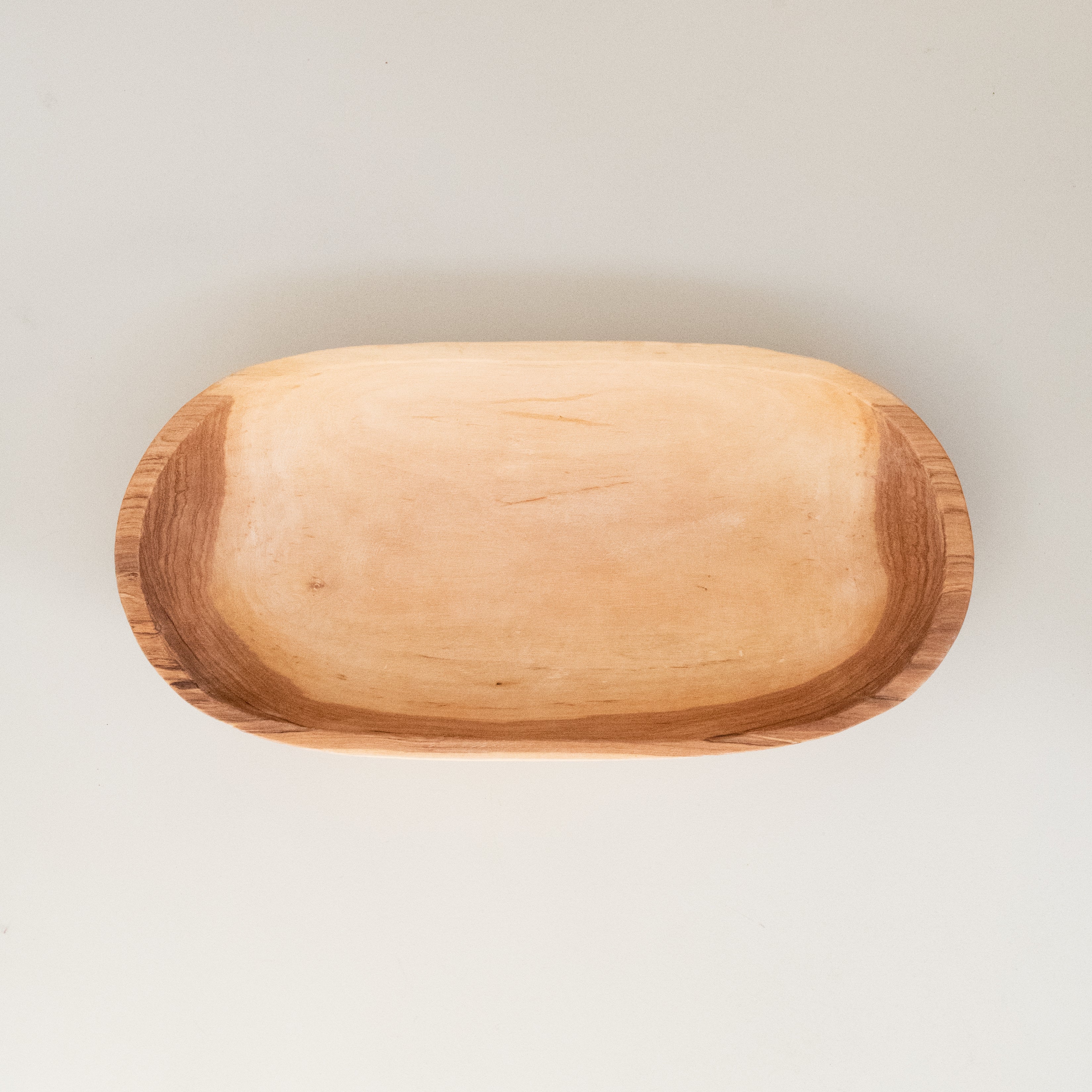 Olivewood Oval Bowl - hand carved by local Kenyan artisans for a Fair Trade boutique