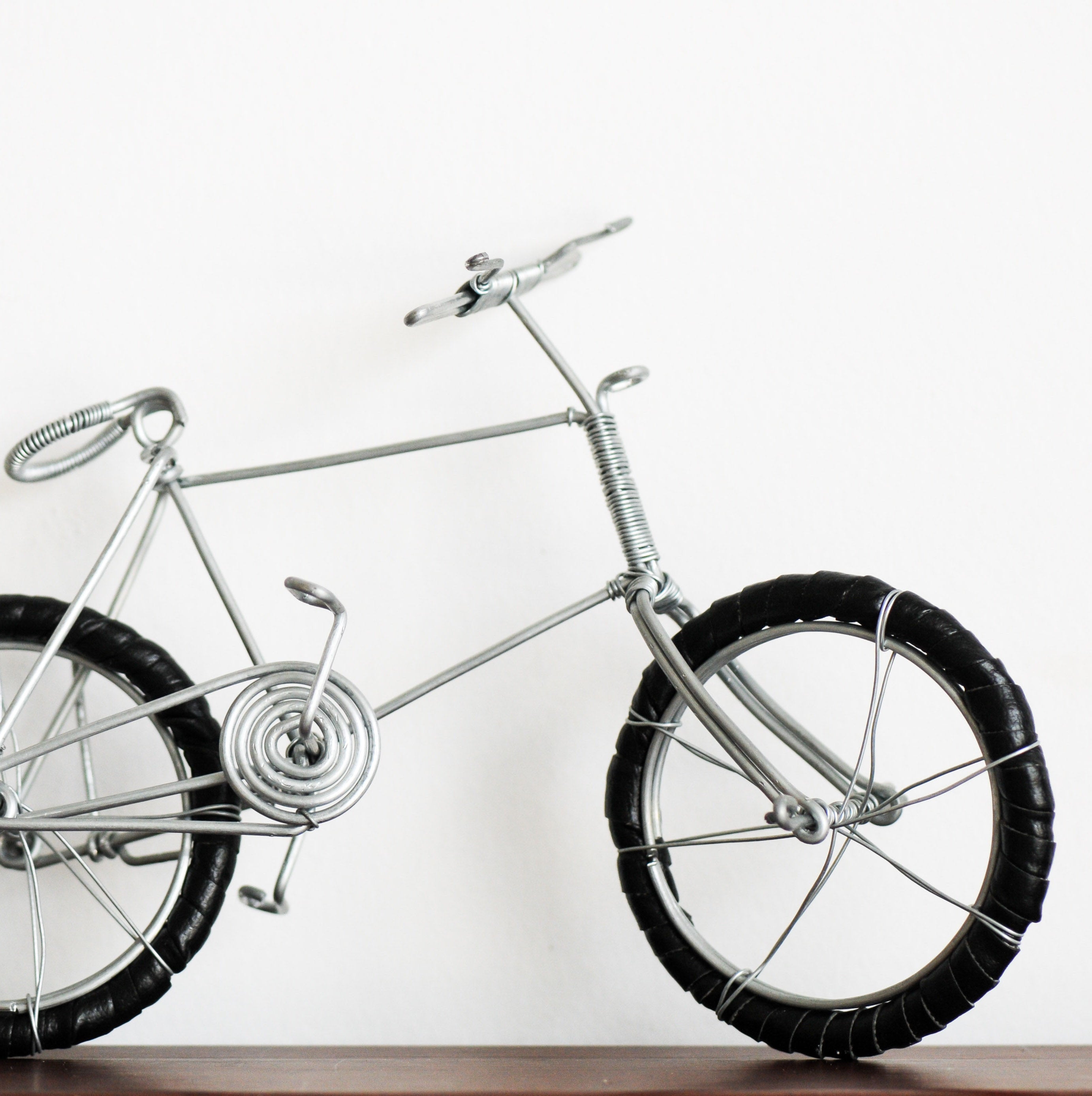 Wire Bicycle - Kenyan materials and design for a fair trade boutique