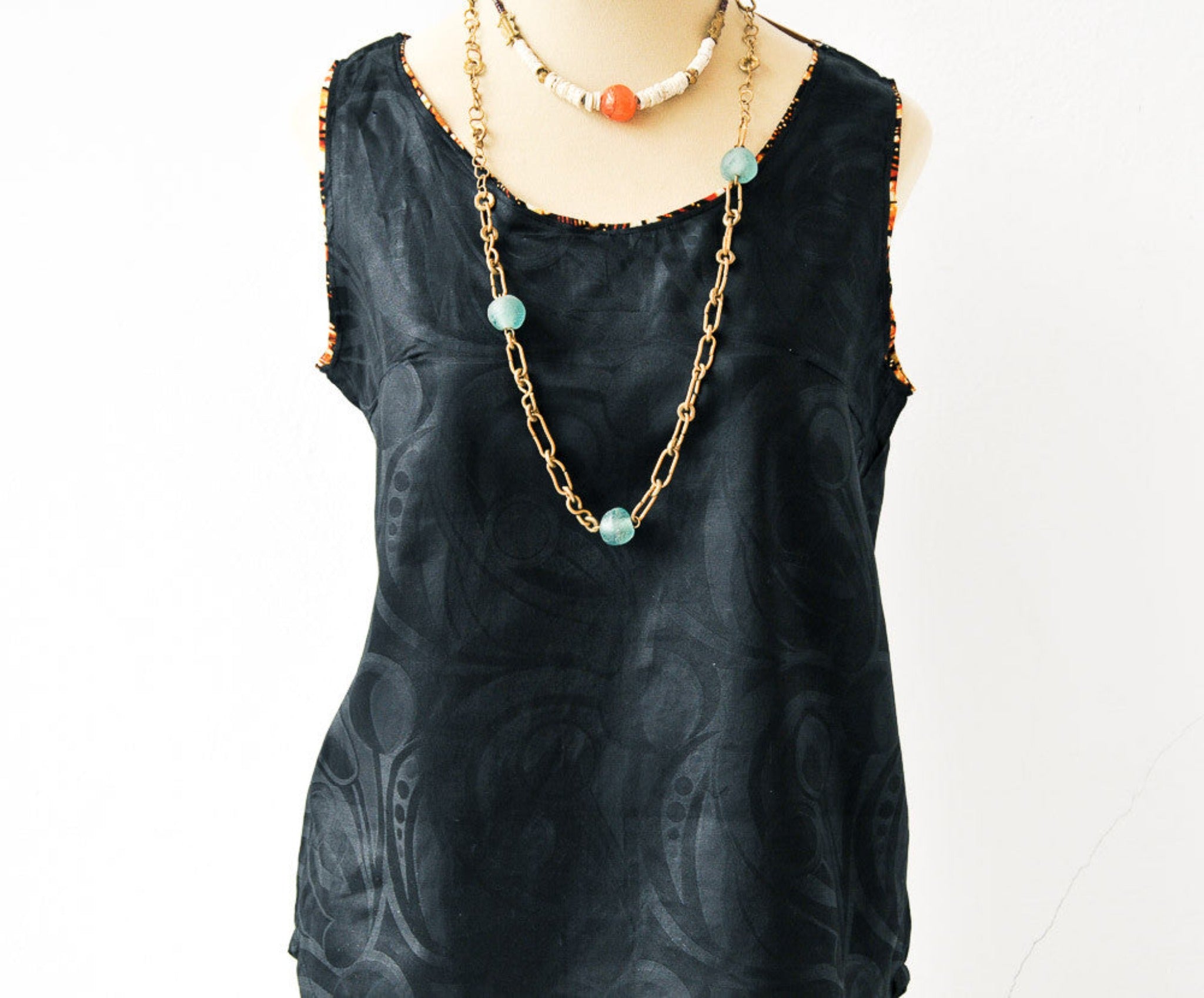 Chevron Tank Top - Kenyan materials and design for a fair trade boutique