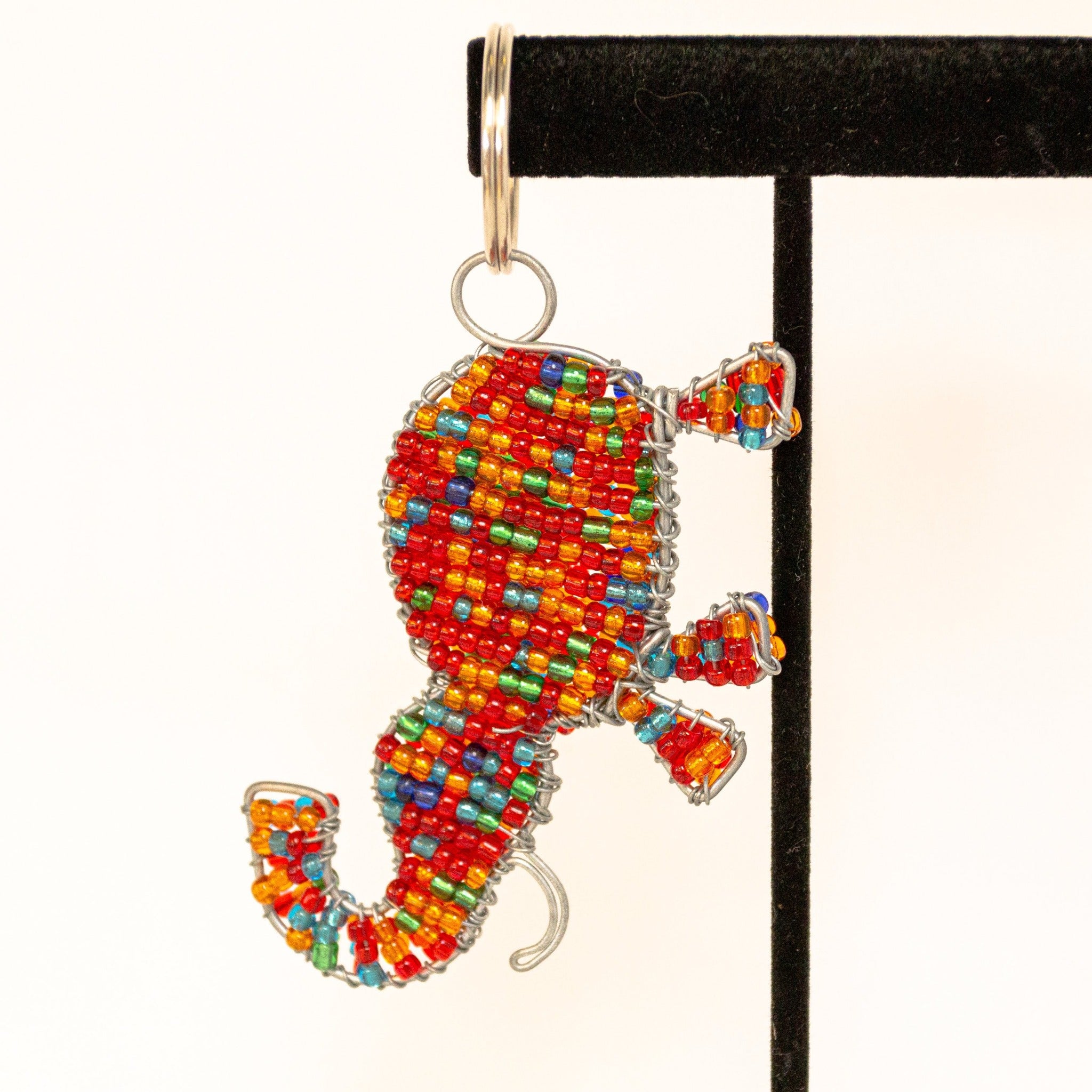 Beaded Keychains - Kenyan materials and design for a fair trade social enterprise