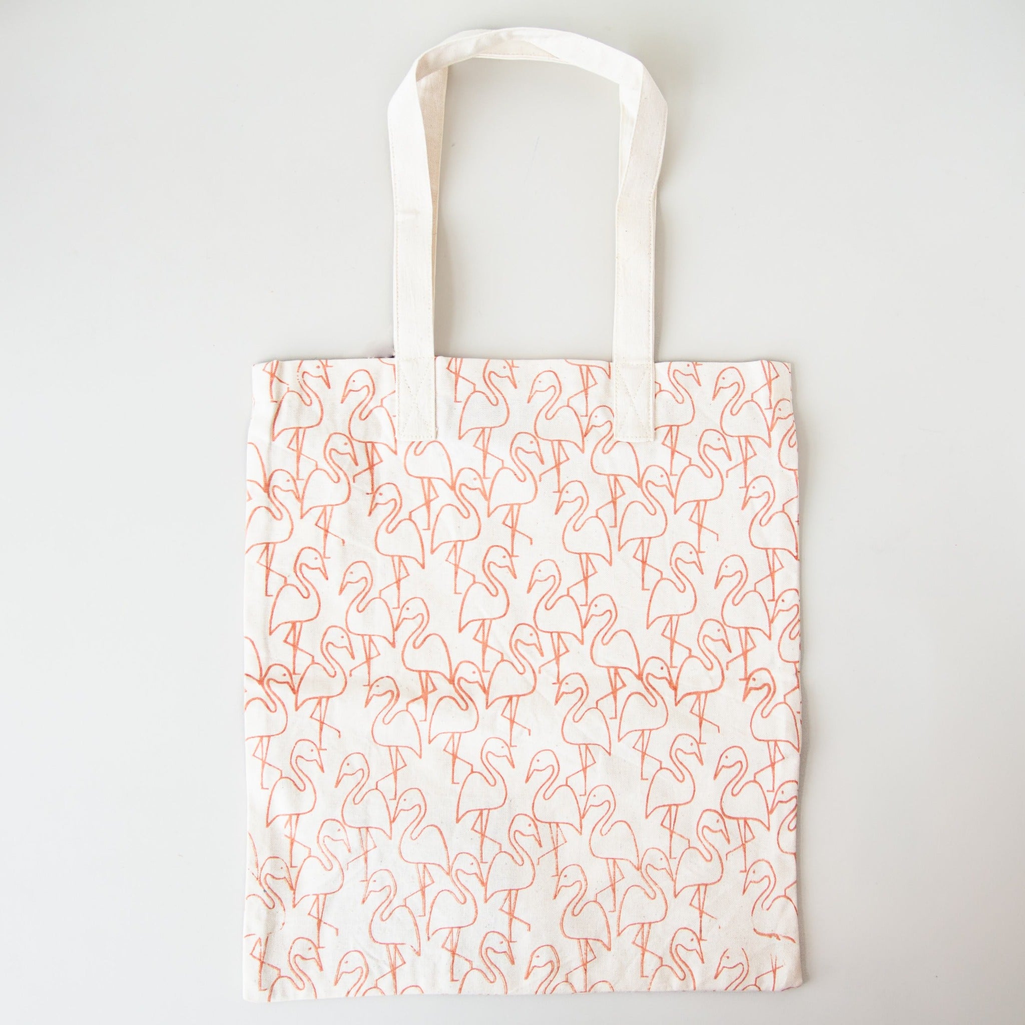 Book tote - handmade with all canvas material by the Amani women of Kenya for a Fair Trade social enterprise