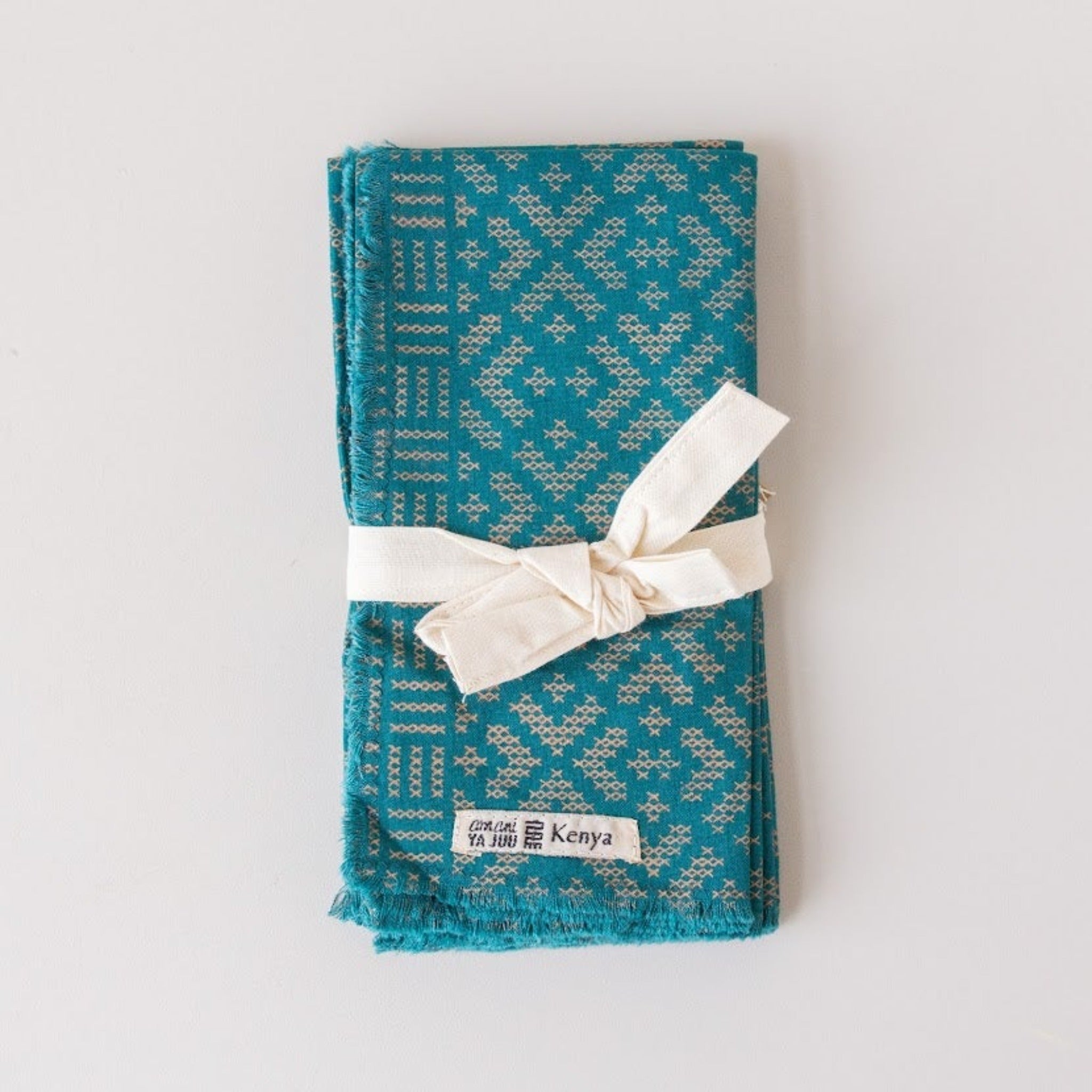 Screen Print Napkin Set - Kenyan materials and design for a fair trade social enterprise