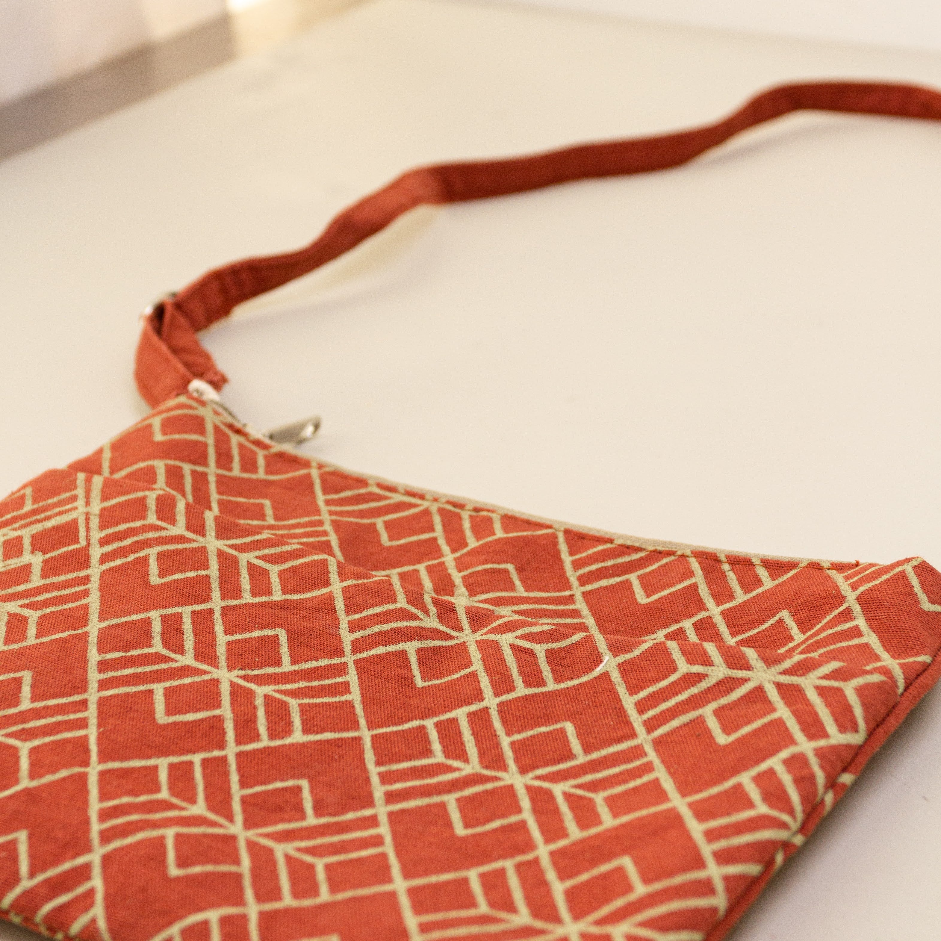 Crossbody Bag - handmade by the women of Amani Kenya for a Fair Trade social enterprise