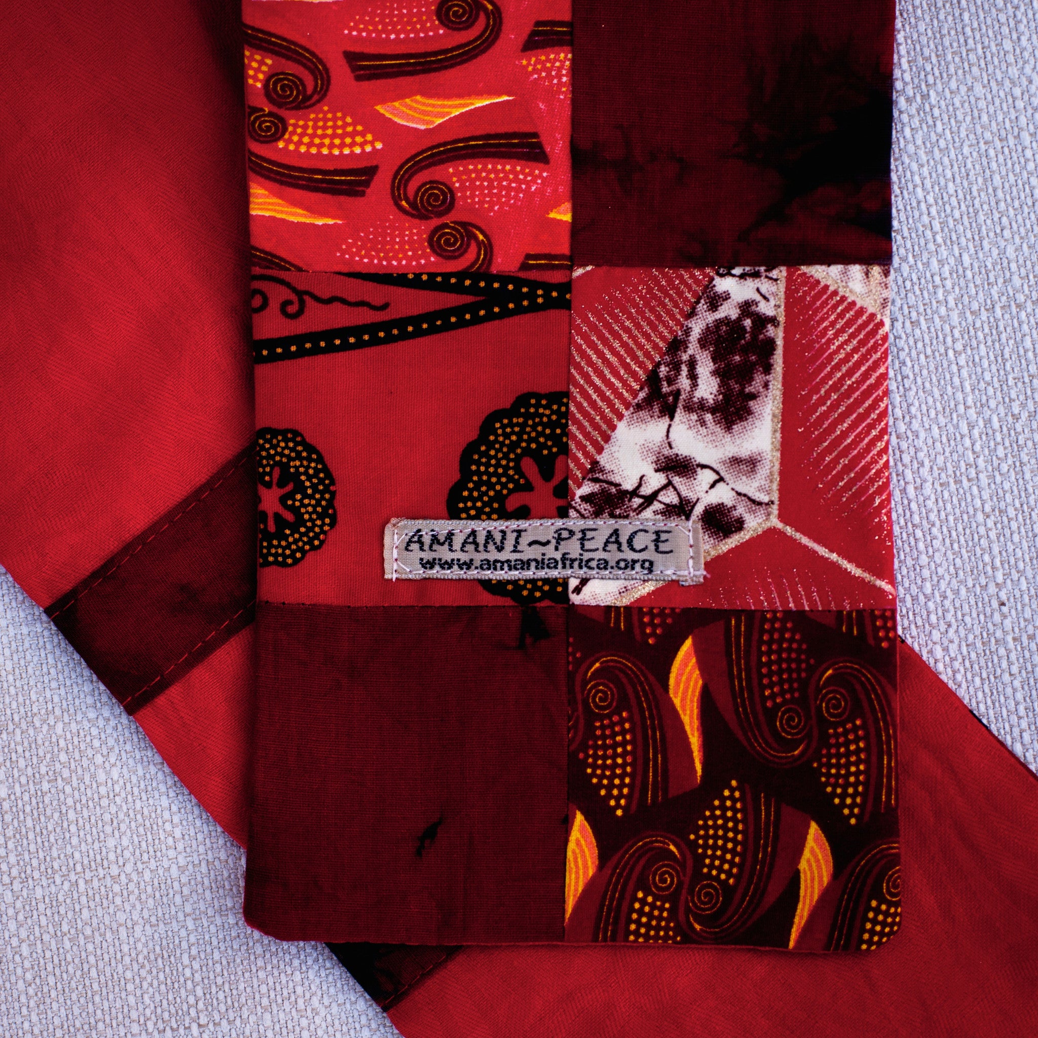 Kitenge Patch Pastor Stole - Kenyan materials and design for a fair trade social enterprise