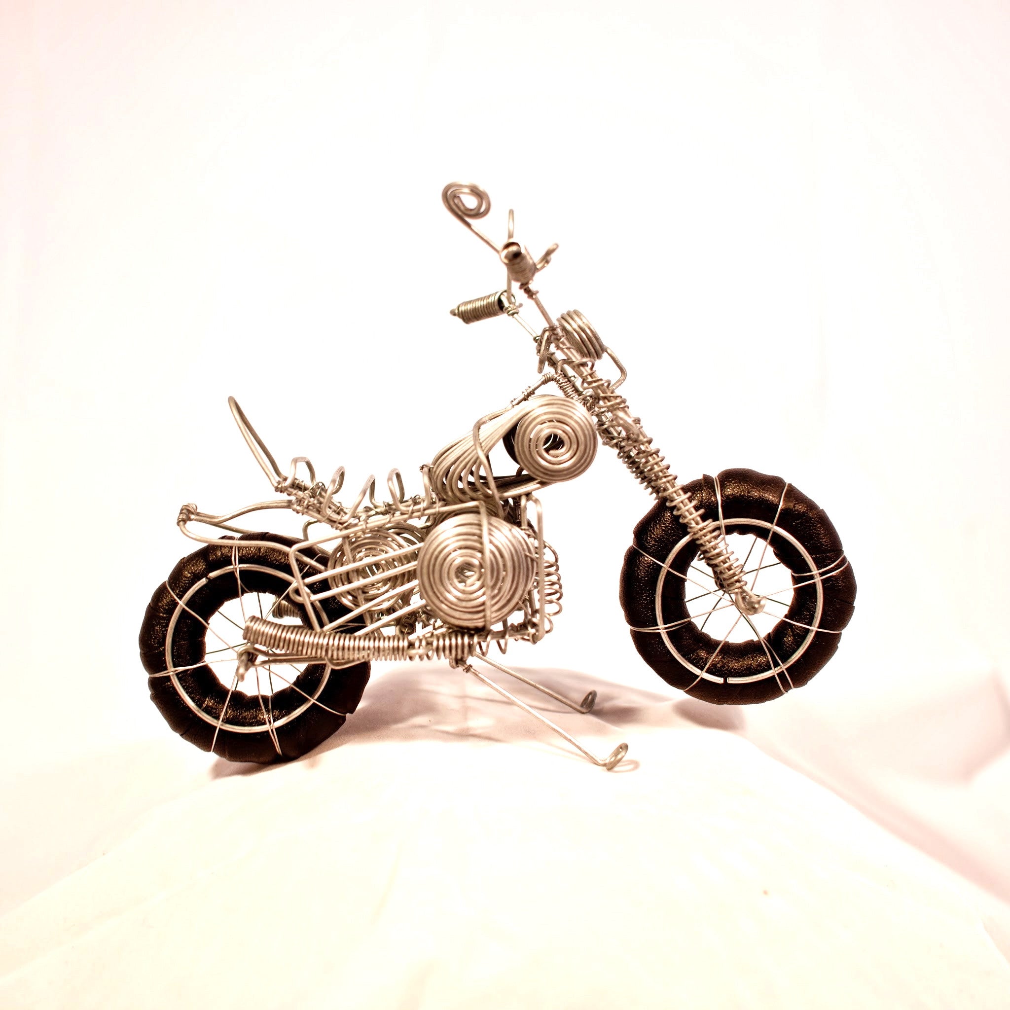 Wire Motorcycle - Kenyan materials and design for a fair trade boutique