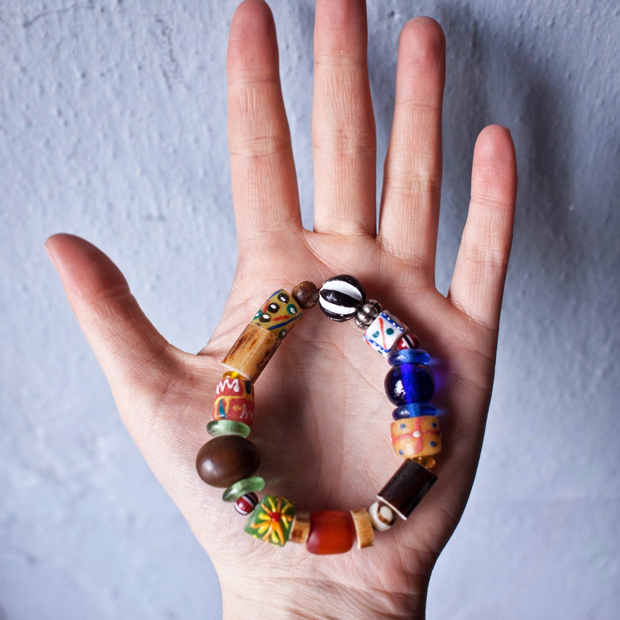 Trade Bead Bracelet - Kenyan materials and design for a fair trade boutique