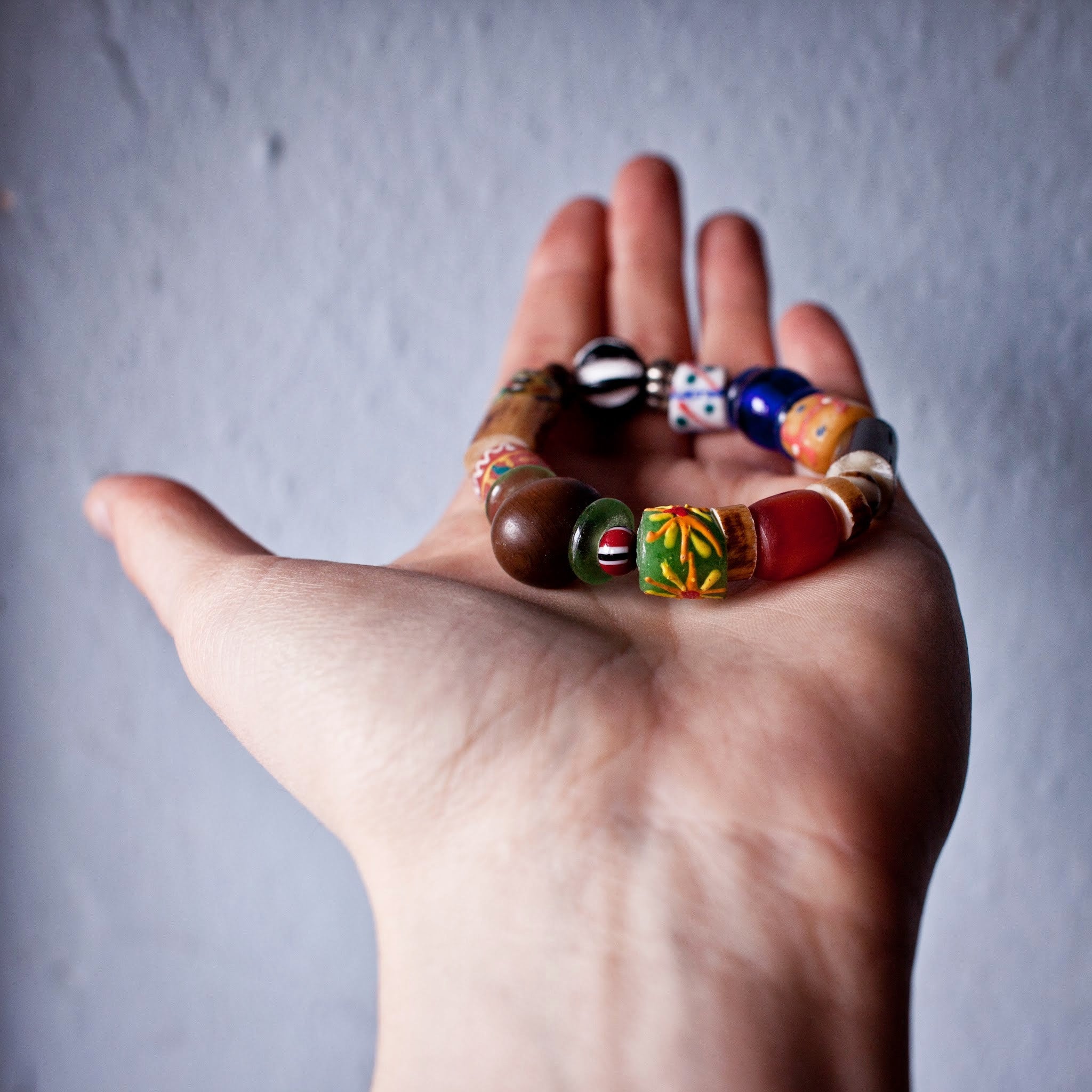 Trade Bead Bracelet - Kenyan materials and design for a fair trade boutique