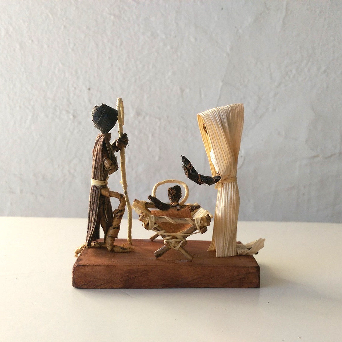 Mini Banana Leaf Nativity Set - Kenyan materials and design for a fair trade social enterprise