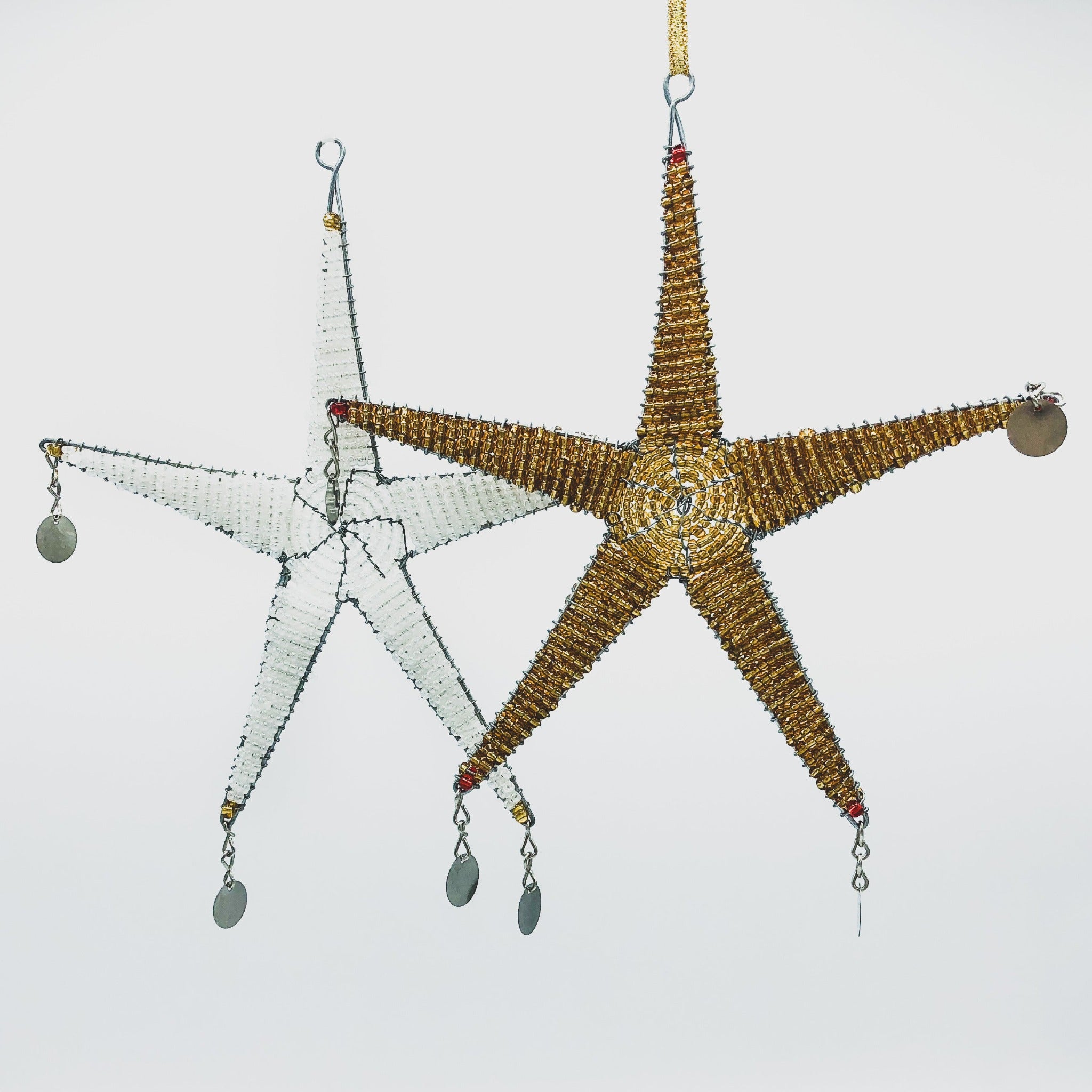 Shanga Star Ornament - Kenyan materials and design for a fair trade boutique
