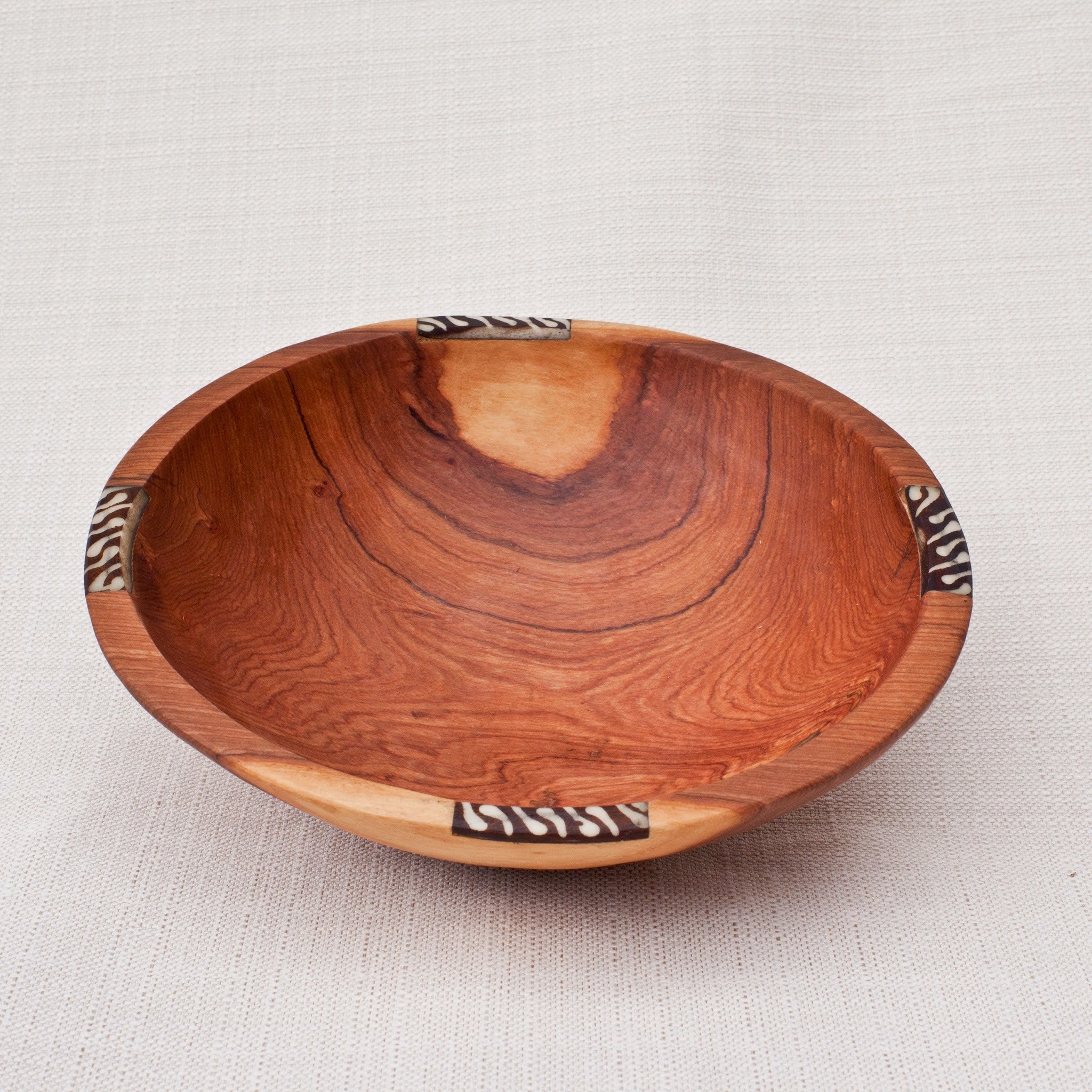 African Olivewood Bowl - Kenyan materials and design for a fair trade social enterprise