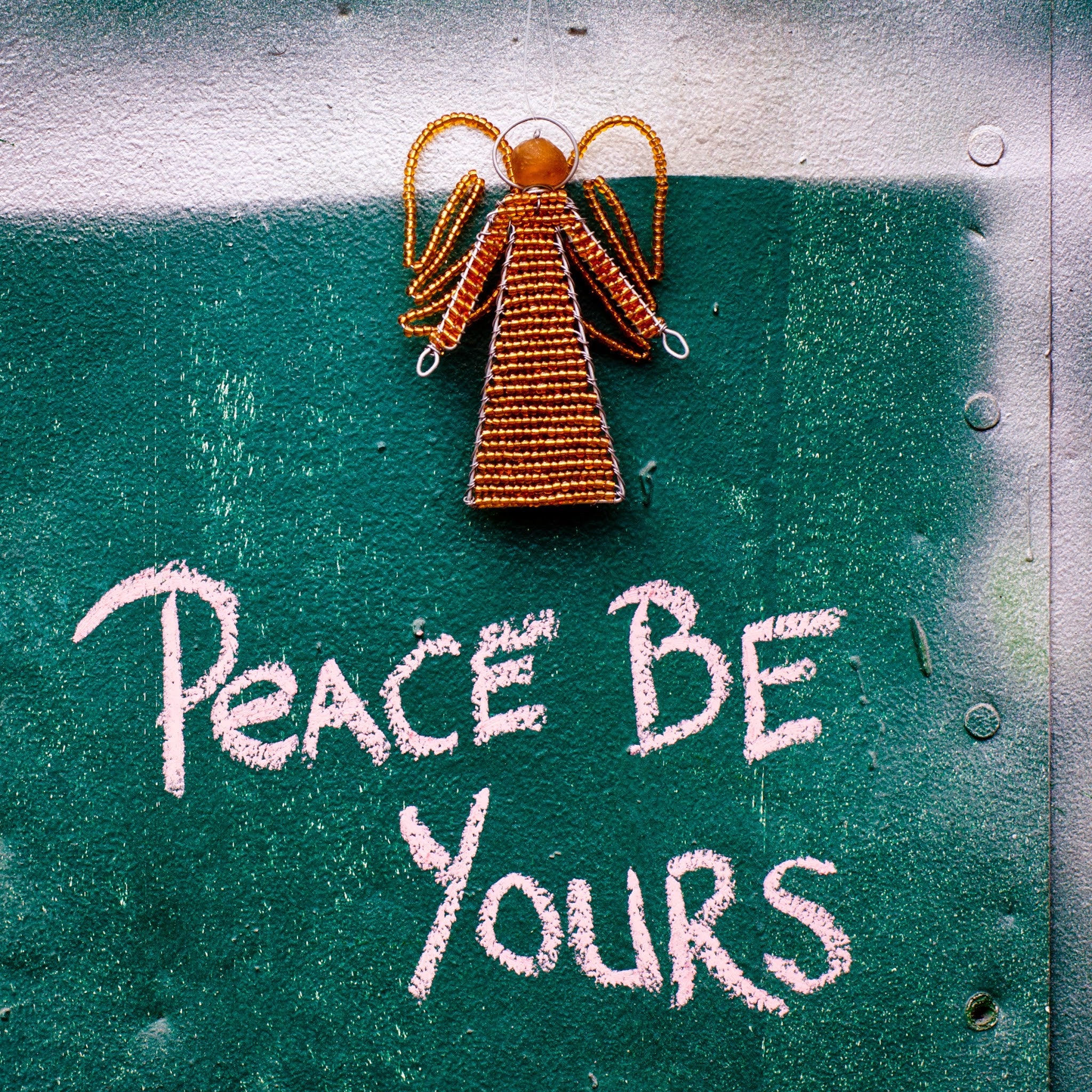 Beaded Angel Ornament - Kenyan materials and design for a fair trade social enterprise