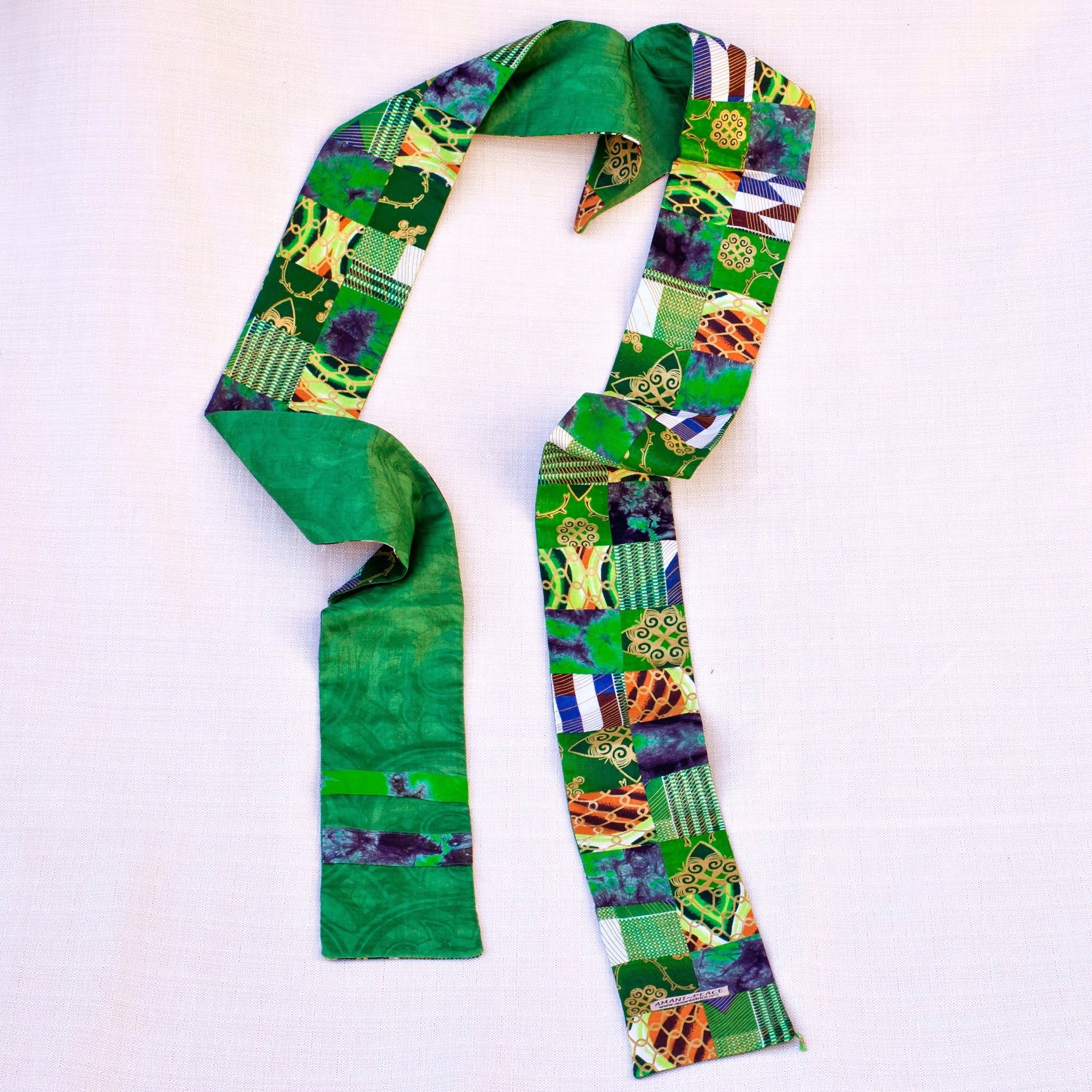 Kitenge Patch Pastor Stole - Kenyan materials and design for a fair trade social enterprise