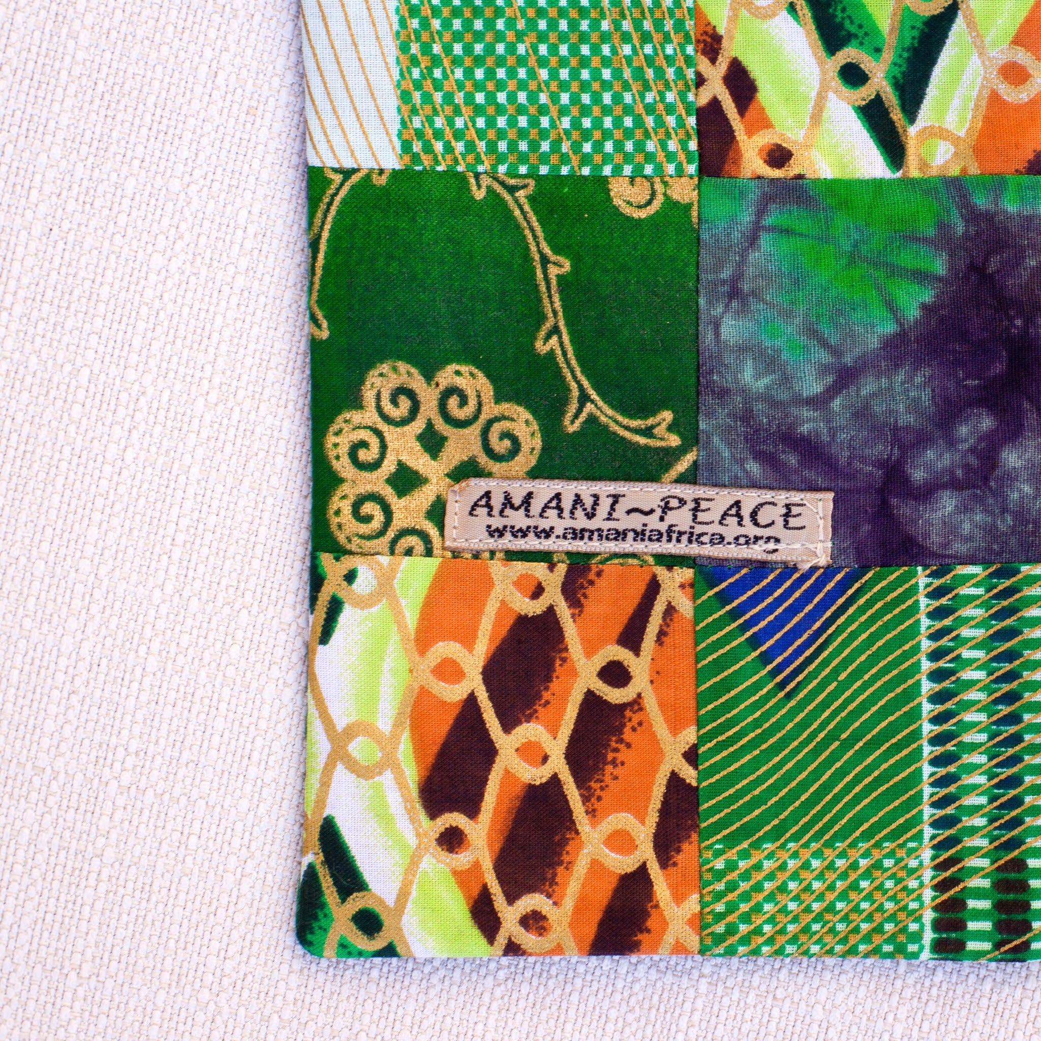 Kitenge Patch Pastor Stole - Kenyan materials and design for a fair trade social enterprise